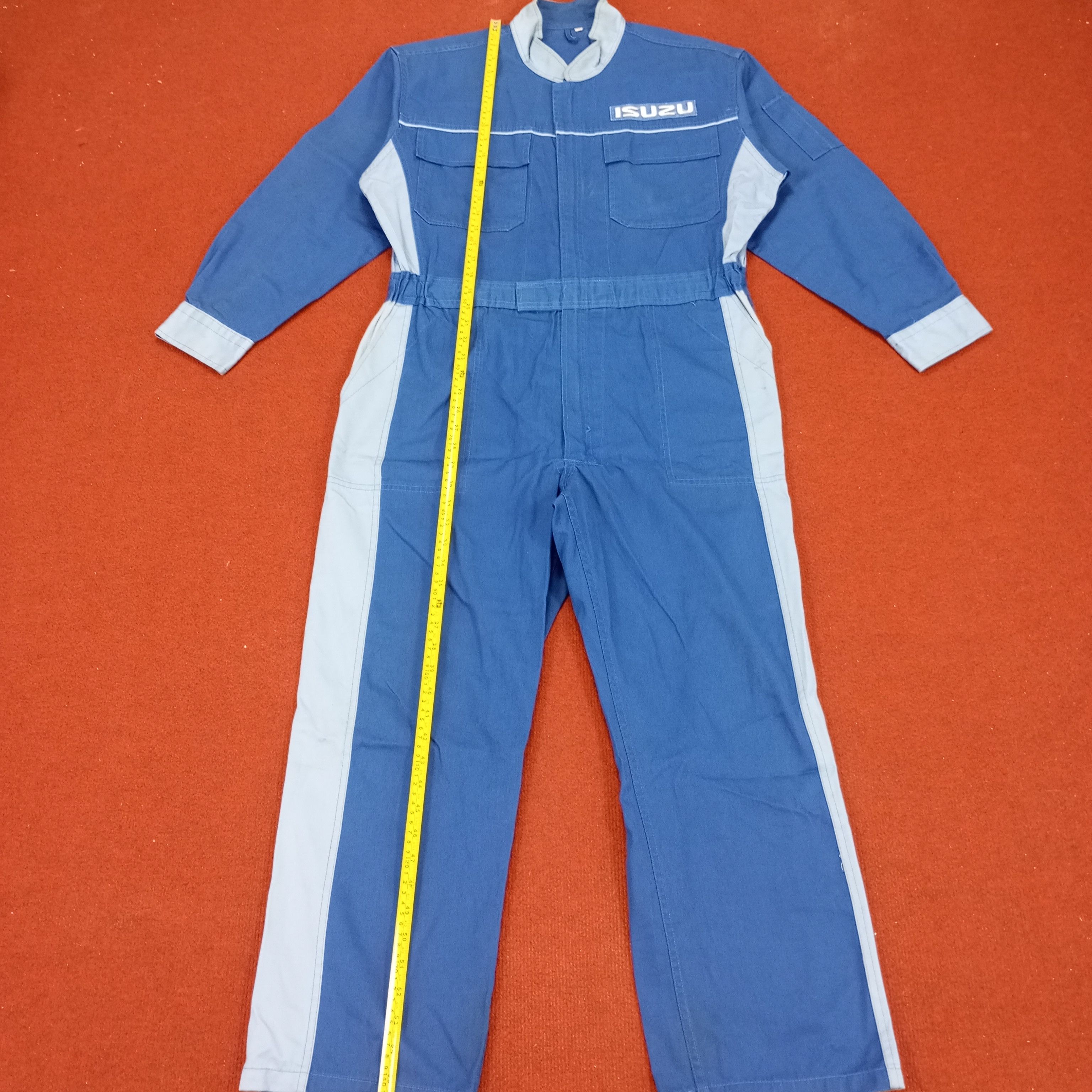 Japanese Brand × Vintage Isuzu Japanese Workwear Workers Style Coverall Jacket Size US L / EU 52-54 / 3 - 7 Thumbnail