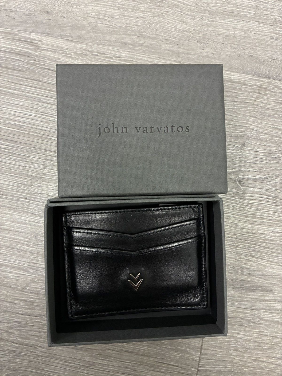 John Varvatos Leather Card Case Size ONE SIZE - 7 Thumbnail