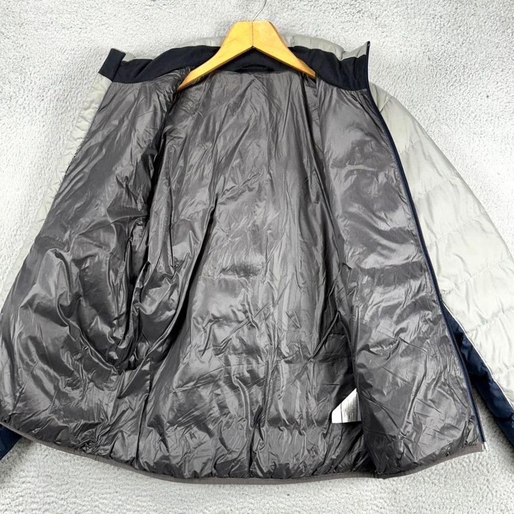 Spyder Spyder Puffer Jacket Mens Medium Silver Grey Blue Full Zip Pockets Quilted Winter Outdoor Jacket Size US M / EU 48-50 / 2 - 4 Thumbnail