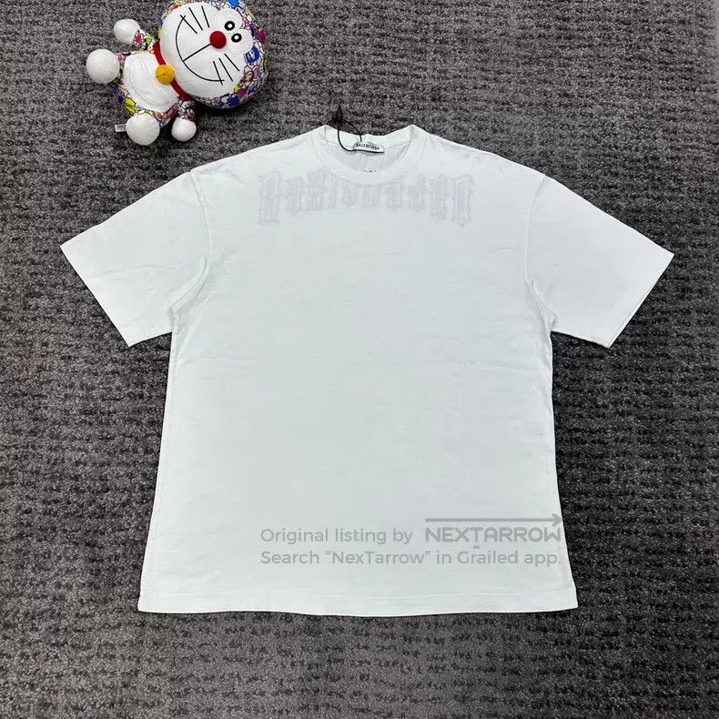 Balenciaga Balenciaga Back Logo Embroidered Short Sleeve Size US XS / EU 42 / 0 - 1 Thumbnail