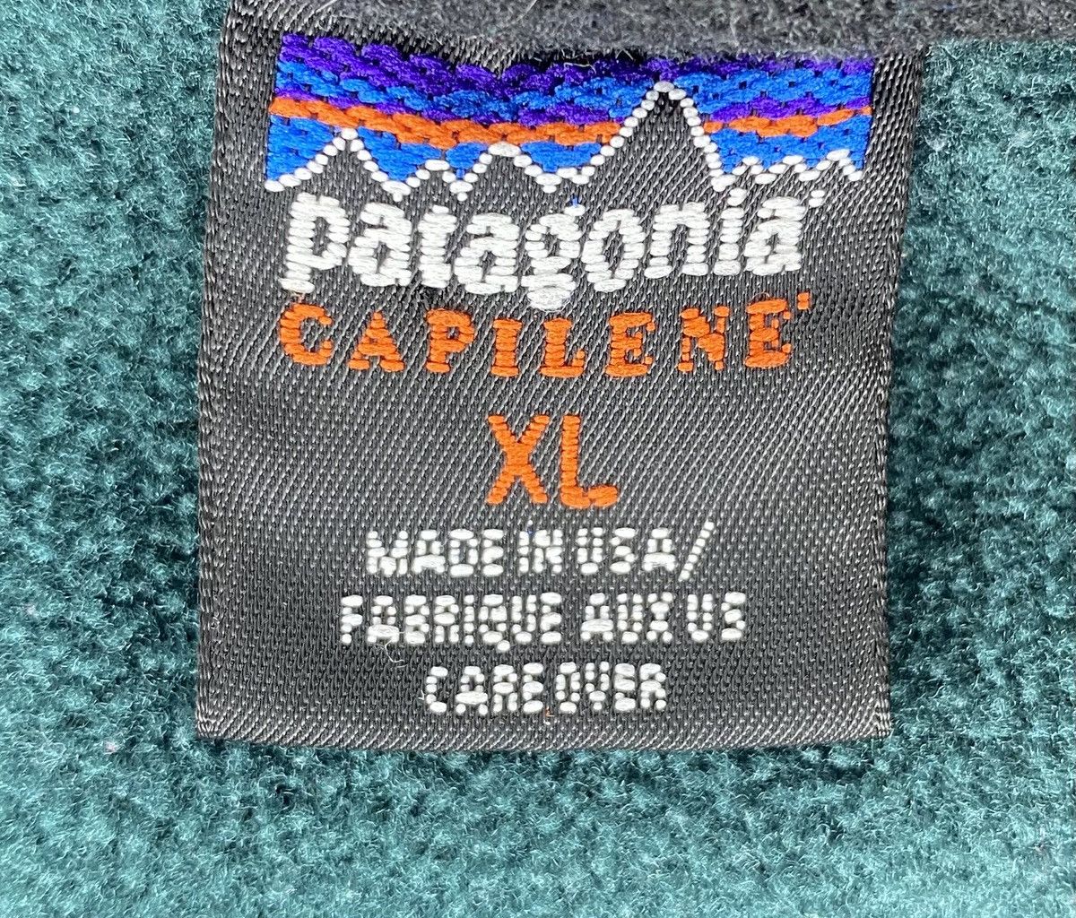 Patagonia VTG Patagonia Capilene 1/4 Zip Fleece Pullover USA Green Size US XL / EU 56 / 4 - 3 Thumbnail