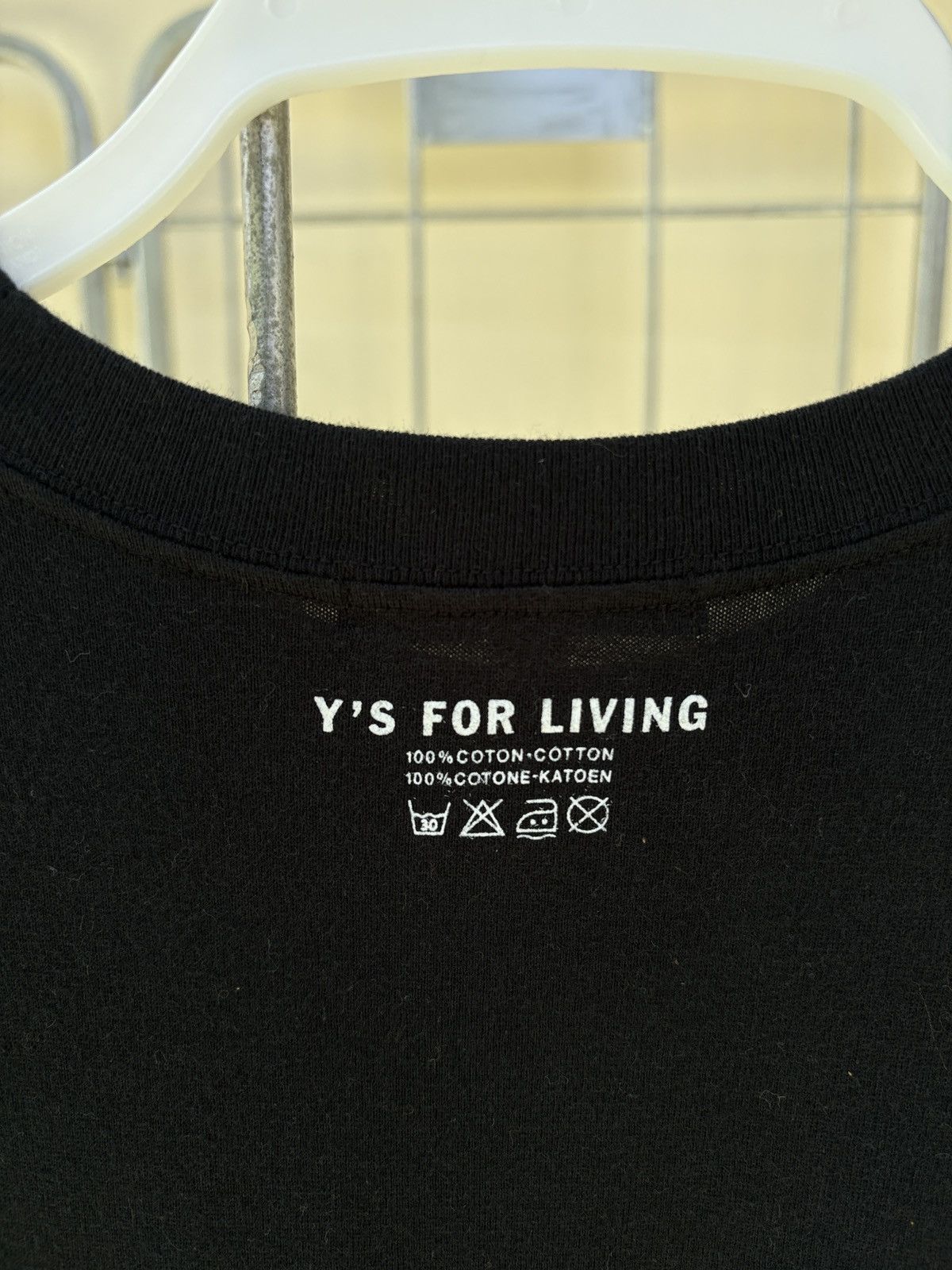 Y's Y's for living Yohji Yamamoto black T-shirt Size US M / EU 48-50 / 2 - 8 Thumbnail