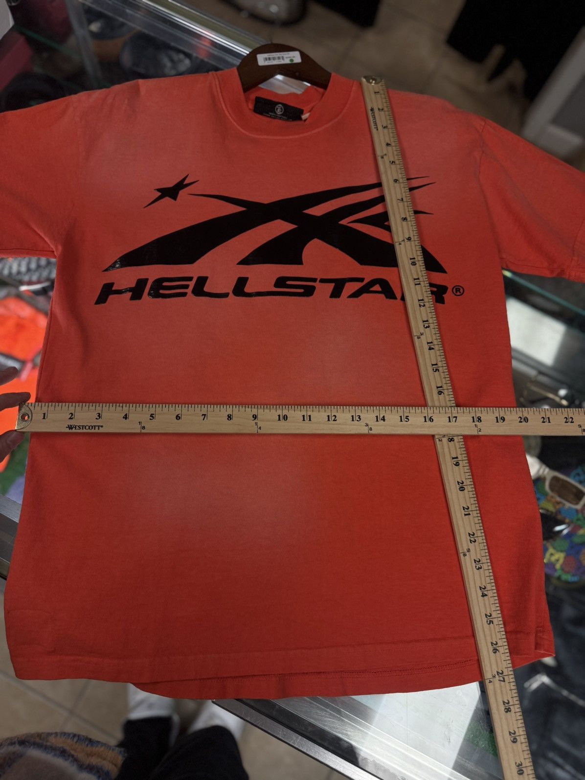 HELLSTAR Hellstar Red Short Sleeve Tee Shirt Size XS (NEW) Size US XS / EU 42 / 0 - 12 Thumbnail