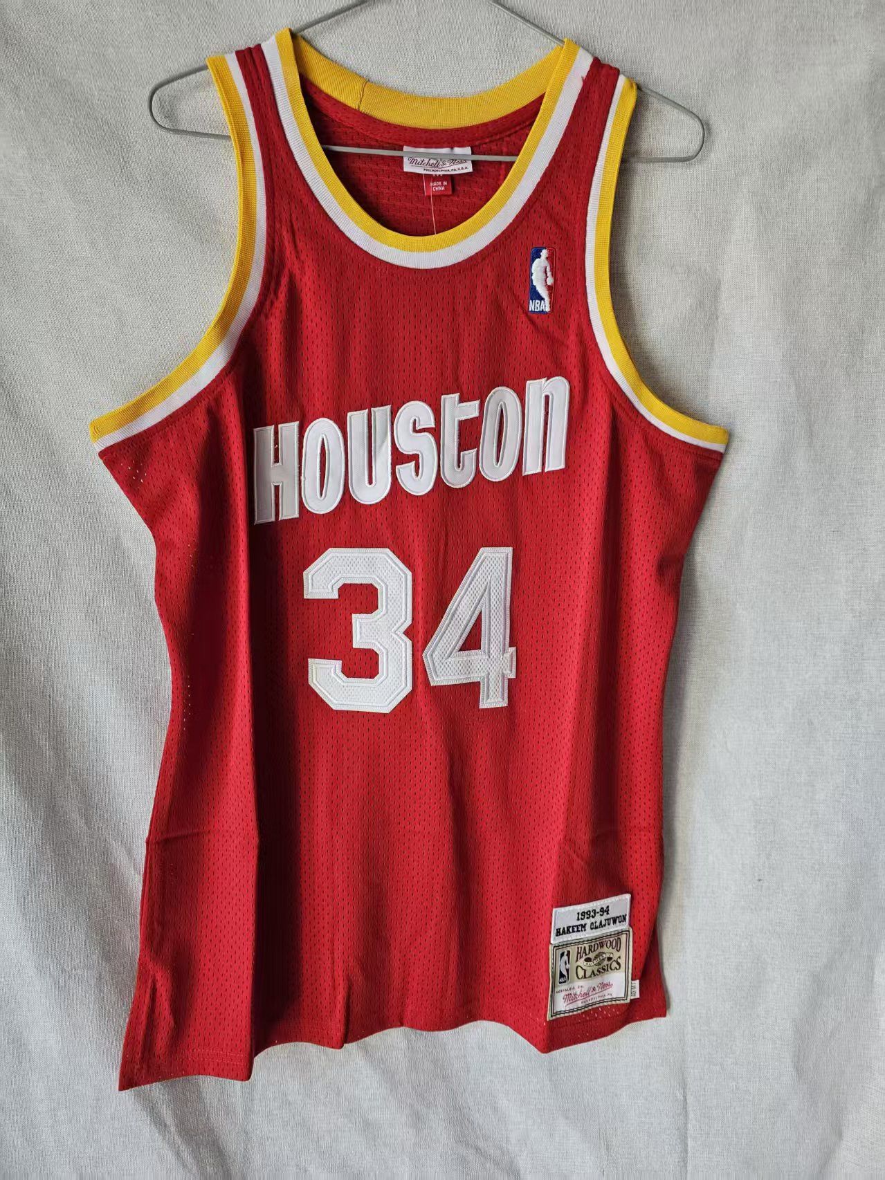 NBA Houston Rockets 34 Olajuwon Jersey Size US M / EU 48-50 / 2 - 1 Thumbnail