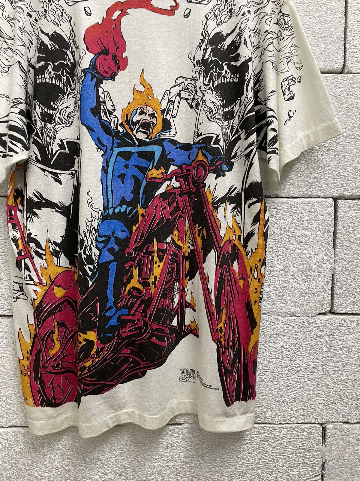 Marvel Comics Custom Overprint Ghost Rider Tee Size US L / EU 52-54 / 3 - 10 Thumbnail
