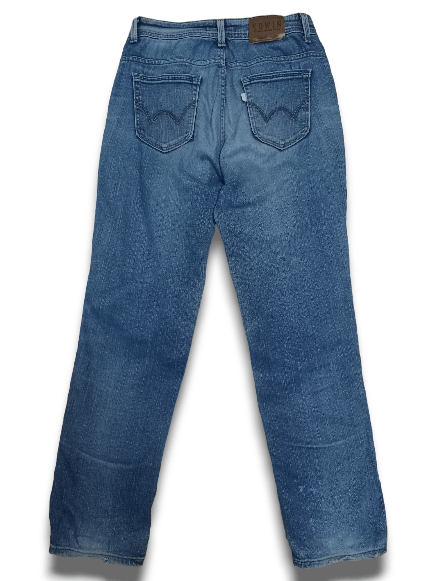 Edwin × Japanese Brand Vintage Edwin Japan Light Wash Distressed Jeans 27x30 Size US 27 - 4 Thumbnail