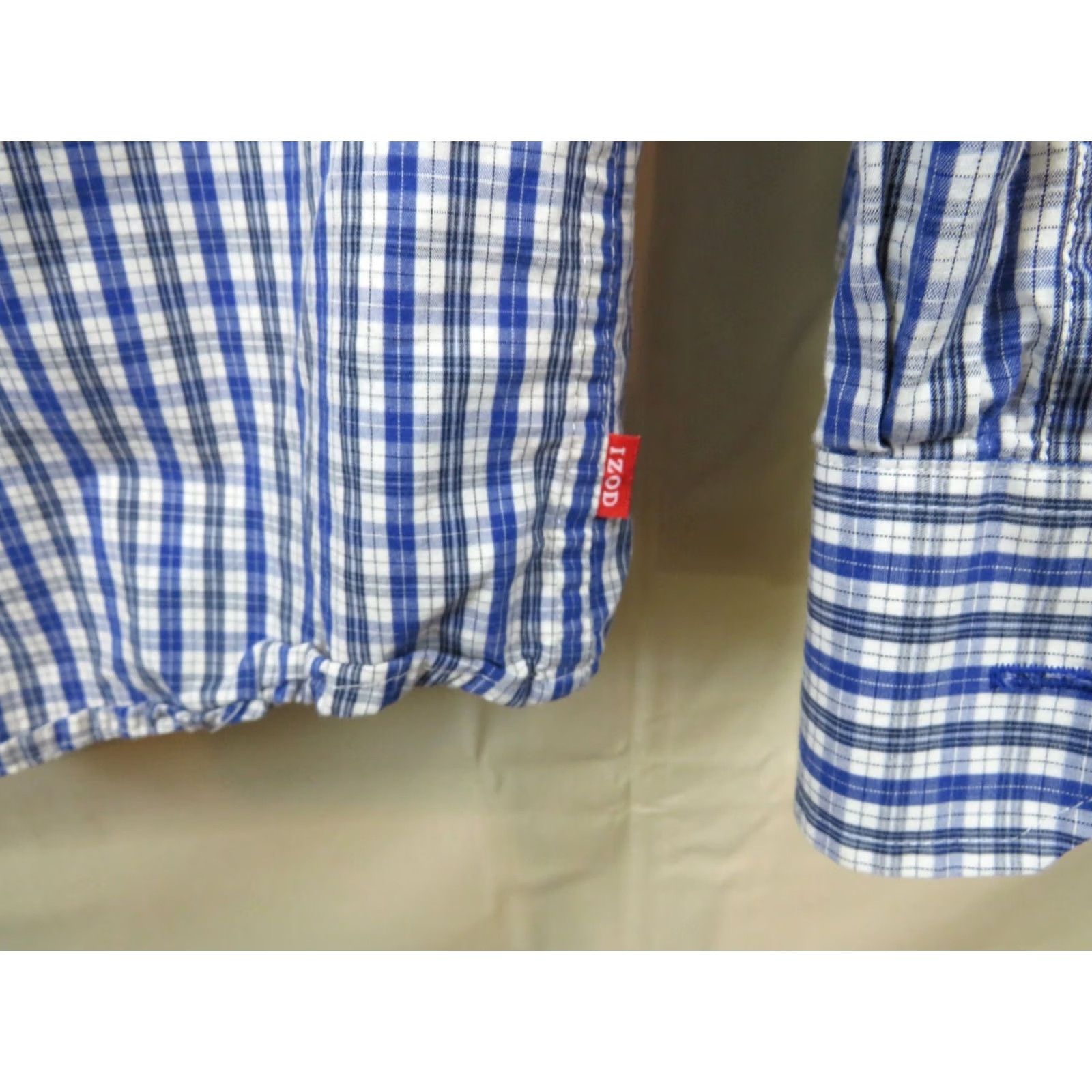 Izod Duck Head Izod Button-Down Shirt M Blue Stripe Multicolor Long Sleeve Mens Shirt Size US M / EU 48-50 / 2 - 4 Thumbnail