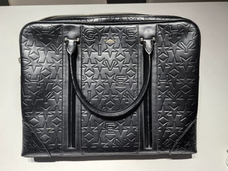 Givenchy Givenchy Black Star Pattern Briefcase Size ONE SIZE - 1 Thumbnail