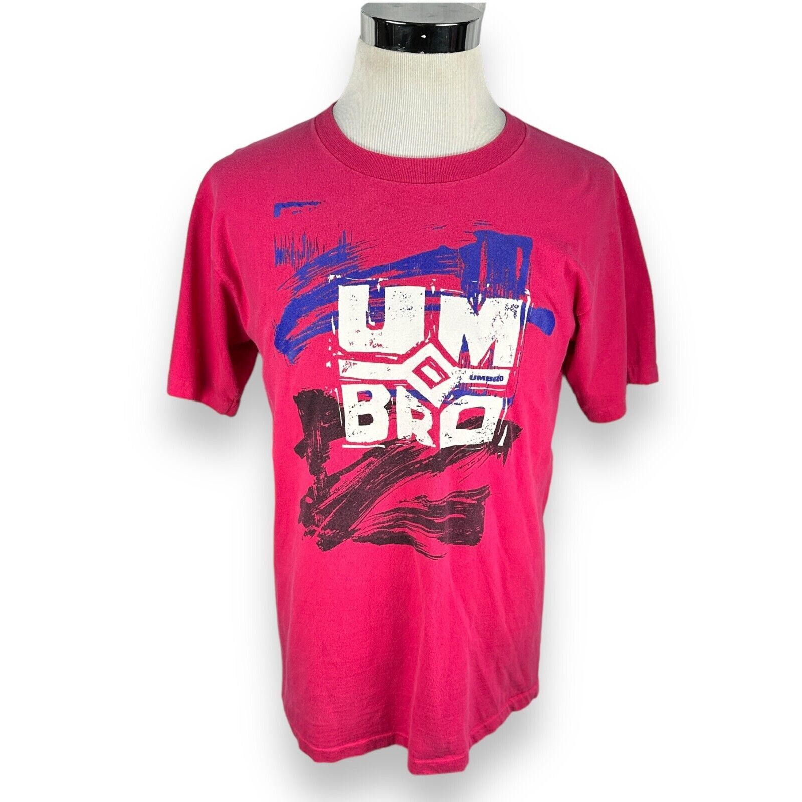 Umbro Vintage Umbro T-Shirt Men’s Large Pink Graffiti Graphic 90s Size US L / EU 52-54 / 3 - 1 Thumbnail