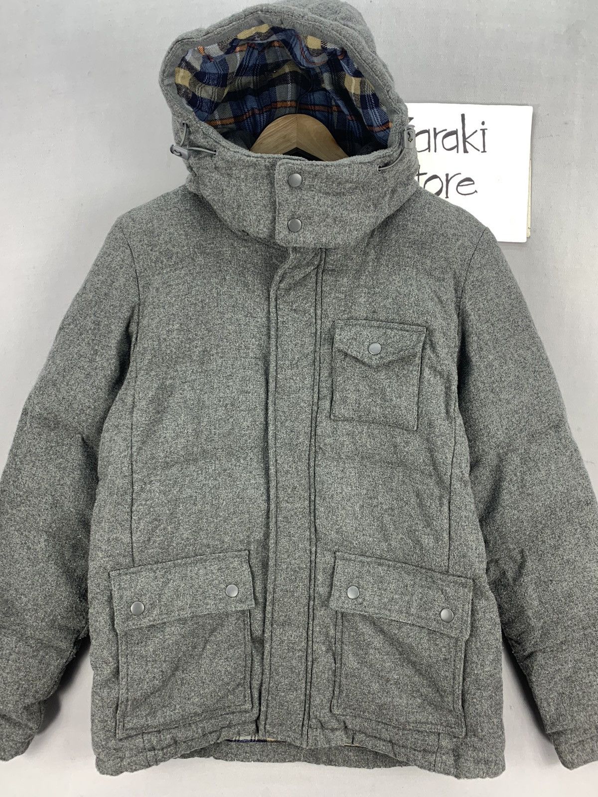 Ciaopanic Ciaopanic Wool Puffer Hoodie Down Jacket Size US M / EU 48-50 / 2 - 3 Thumbnail