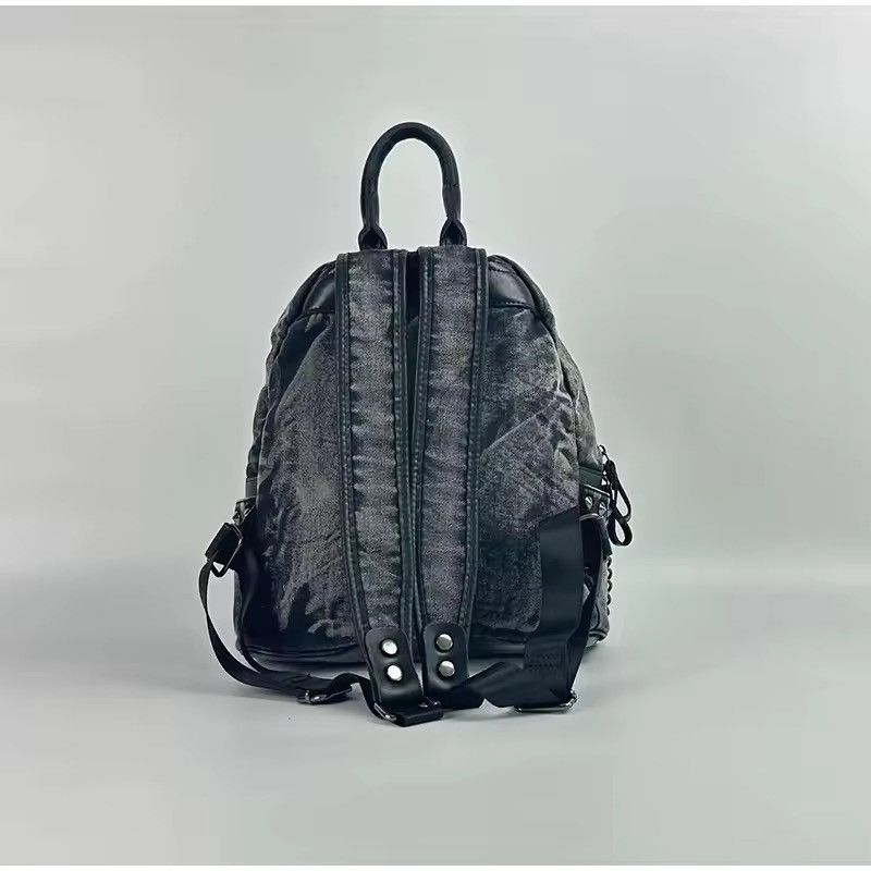 Other Punk Streetwear Rivet Capacity Canvas Eye Backpack Bag Size ONE SIZE - 11 Thumbnail