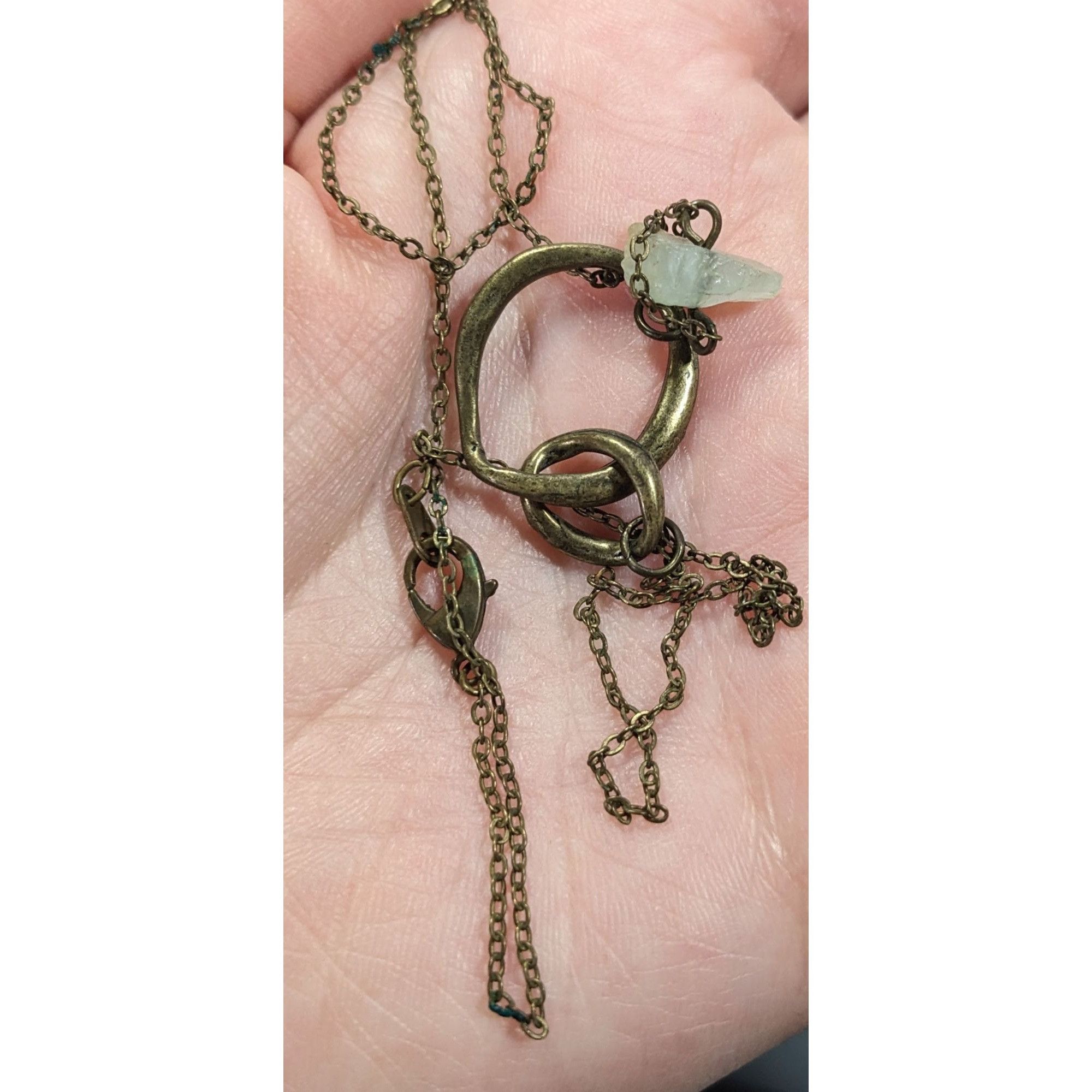 Other Casual Festival Abstract Antiqued Gold Tone Necklace Size ONE SIZE - 3 Thumbnail