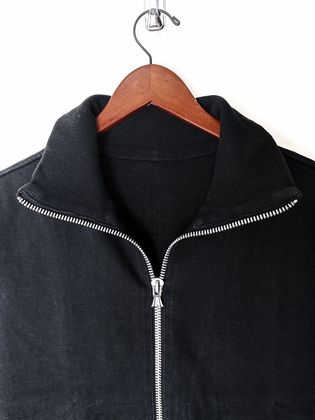 EYEFUNNY Eyefunny .925 Silver Black Cotton Zip Jacket Size US S / EU 44-46 / 1 - 7 Thumbnail