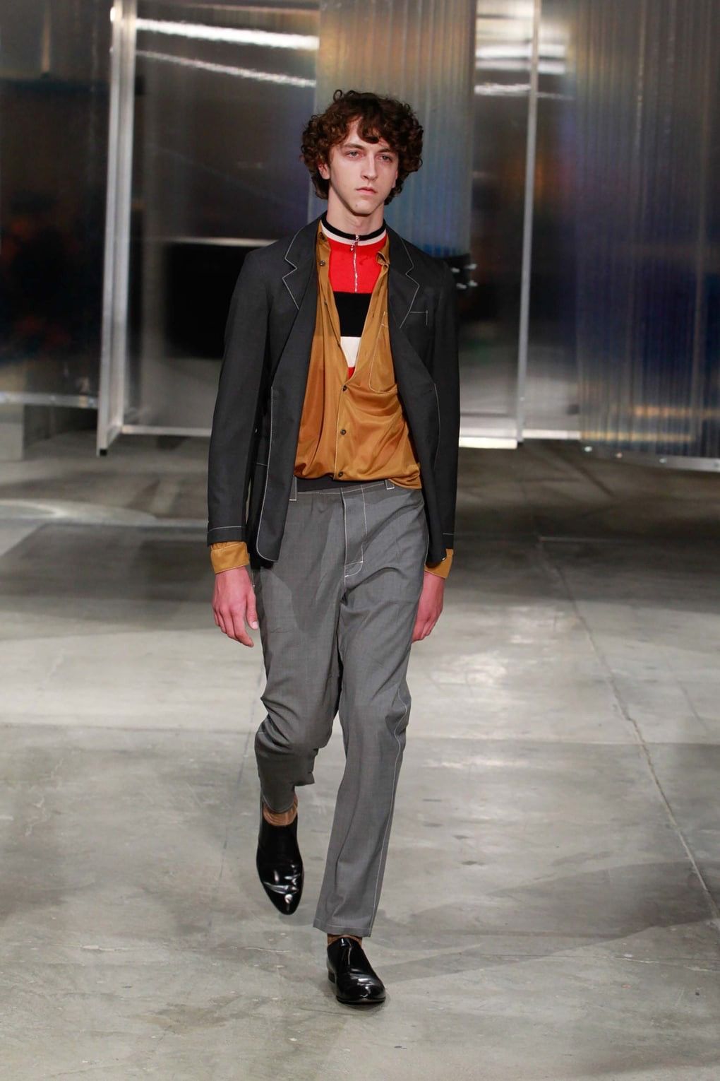 Prada 10ss contrast stitch trousers Size US 31 - 1 Thumbnail