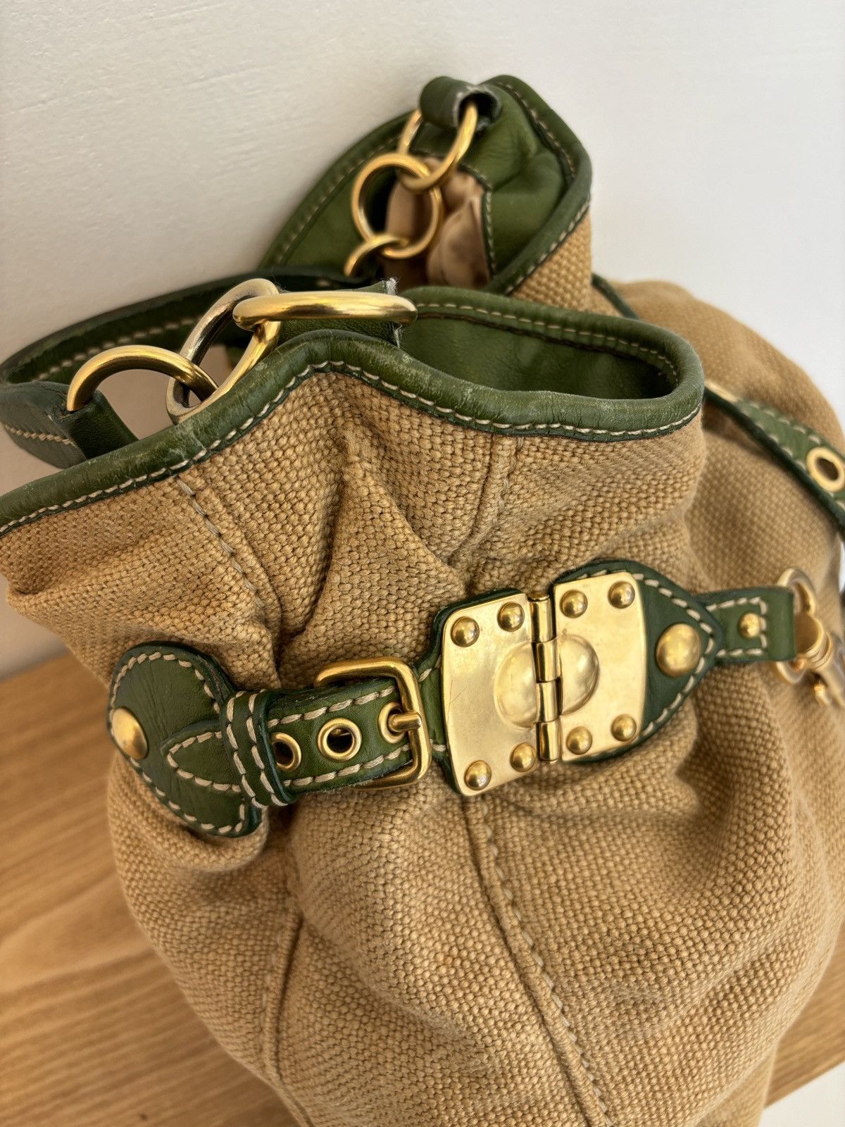 Miu Miu Miu Miu Canvas tote bag. Size ONE SIZE - 19 Thumbnail