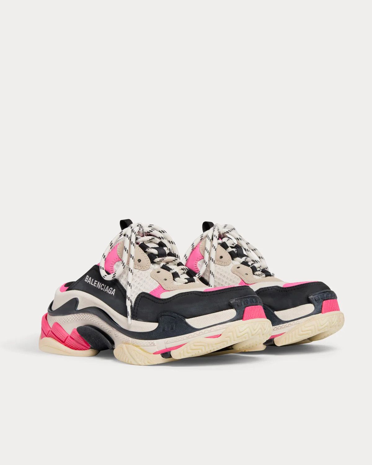 Balenciaga o1s1wg110325 Triple S Mules in Multicolor Size US 8 / IT 38 - 2 Thumbnail
