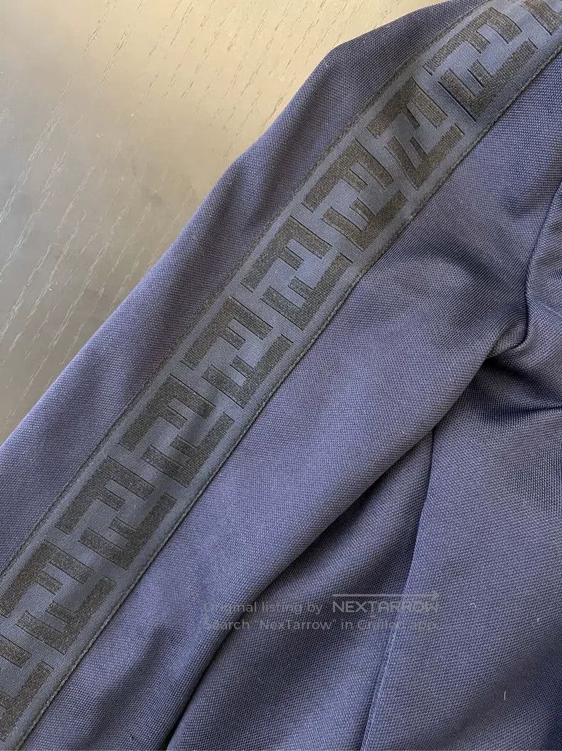 Fendi Fendi Women's sports set zip-up cardigan double F logo bla Size L / US 10 / IT 46 - 5 Thumbnail
