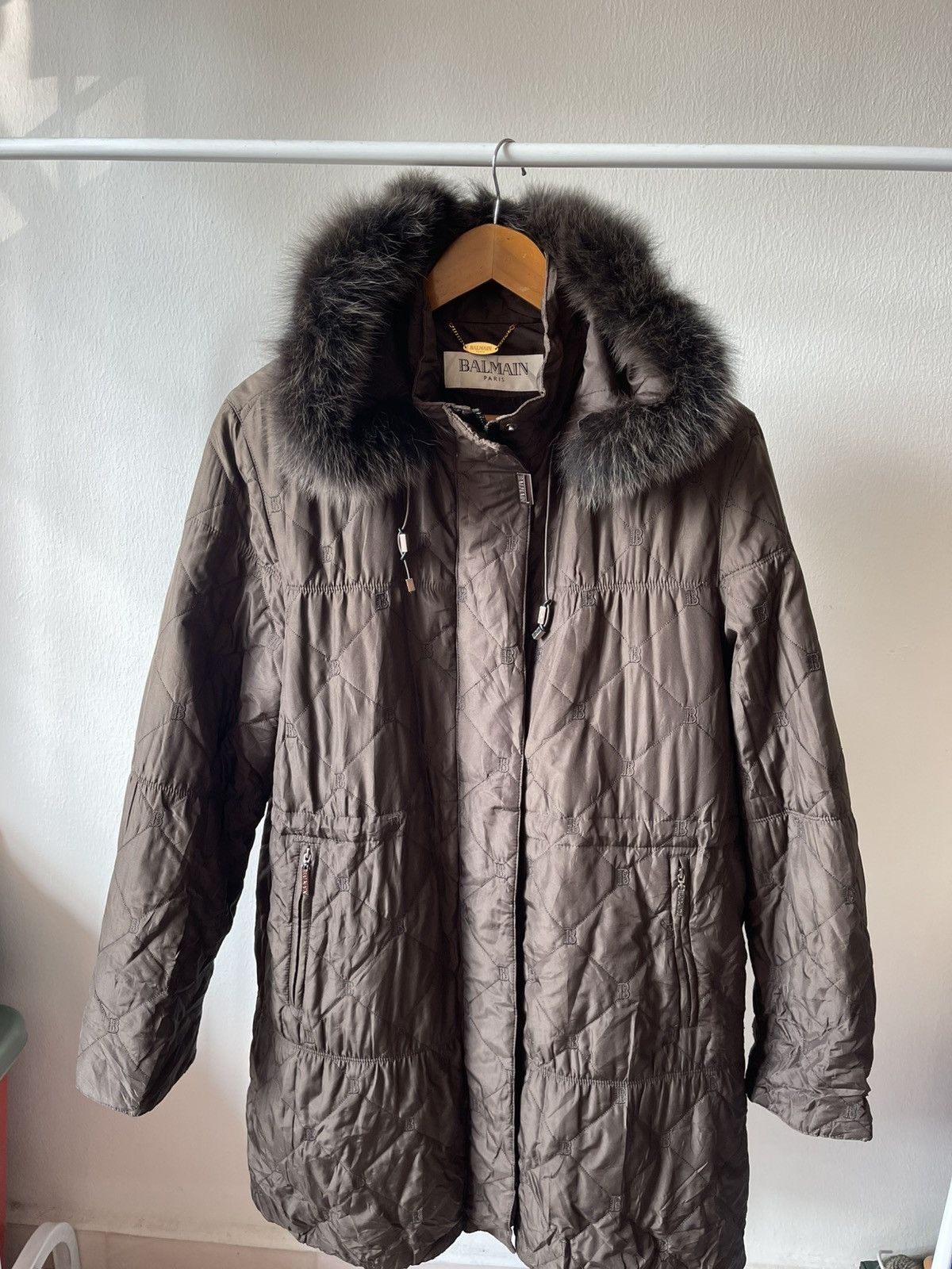Balmain Vintage Balmain Fur Hoodie Jacket Size US XL / EU 56 / 4 - 4 Thumbnail