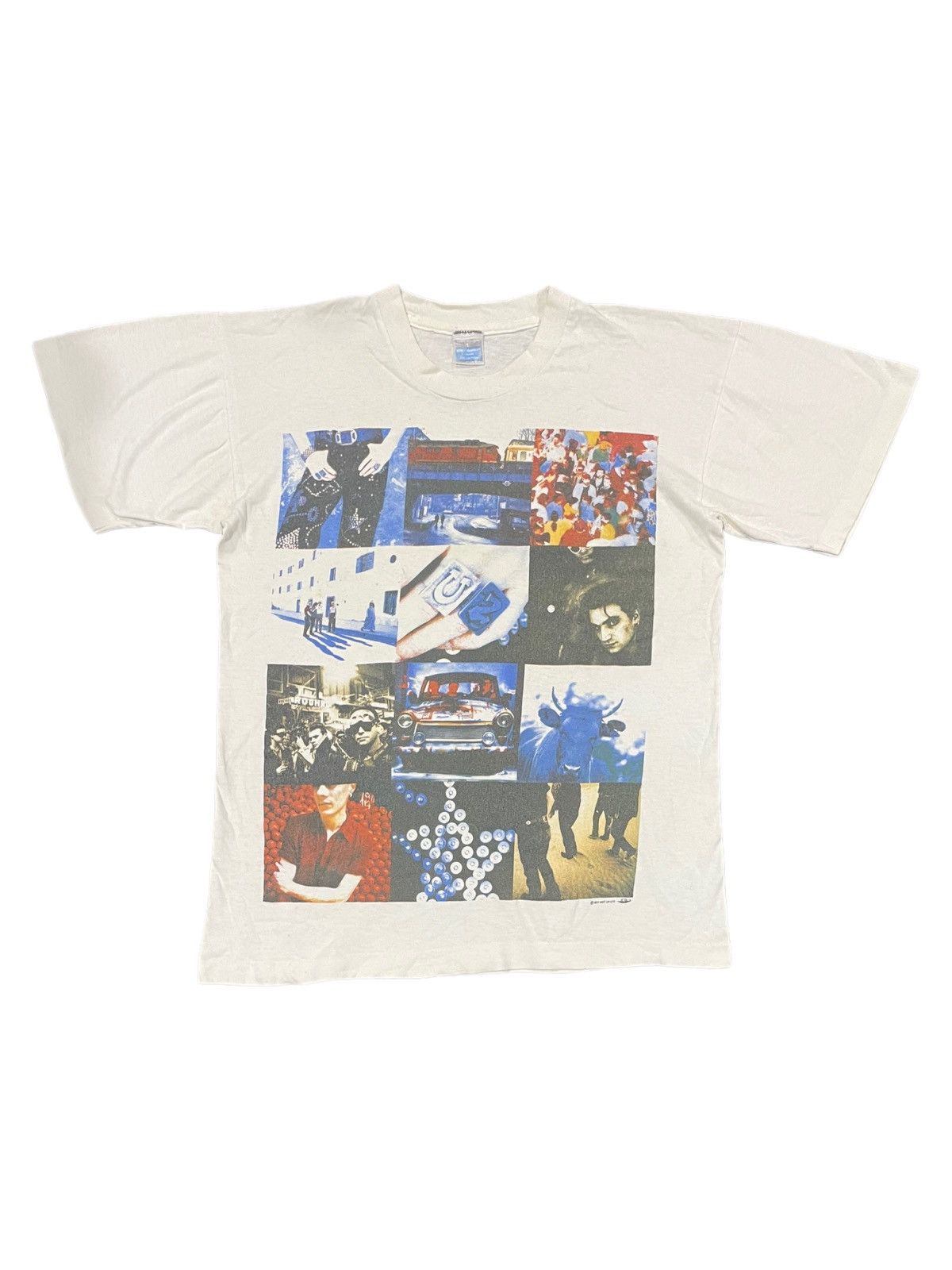 Band Tees VTG 1991 U2 Not Us Ltd Rare Distressed Band Tee Size US L / EU 52-54 / 3 - 1 Thumbnail