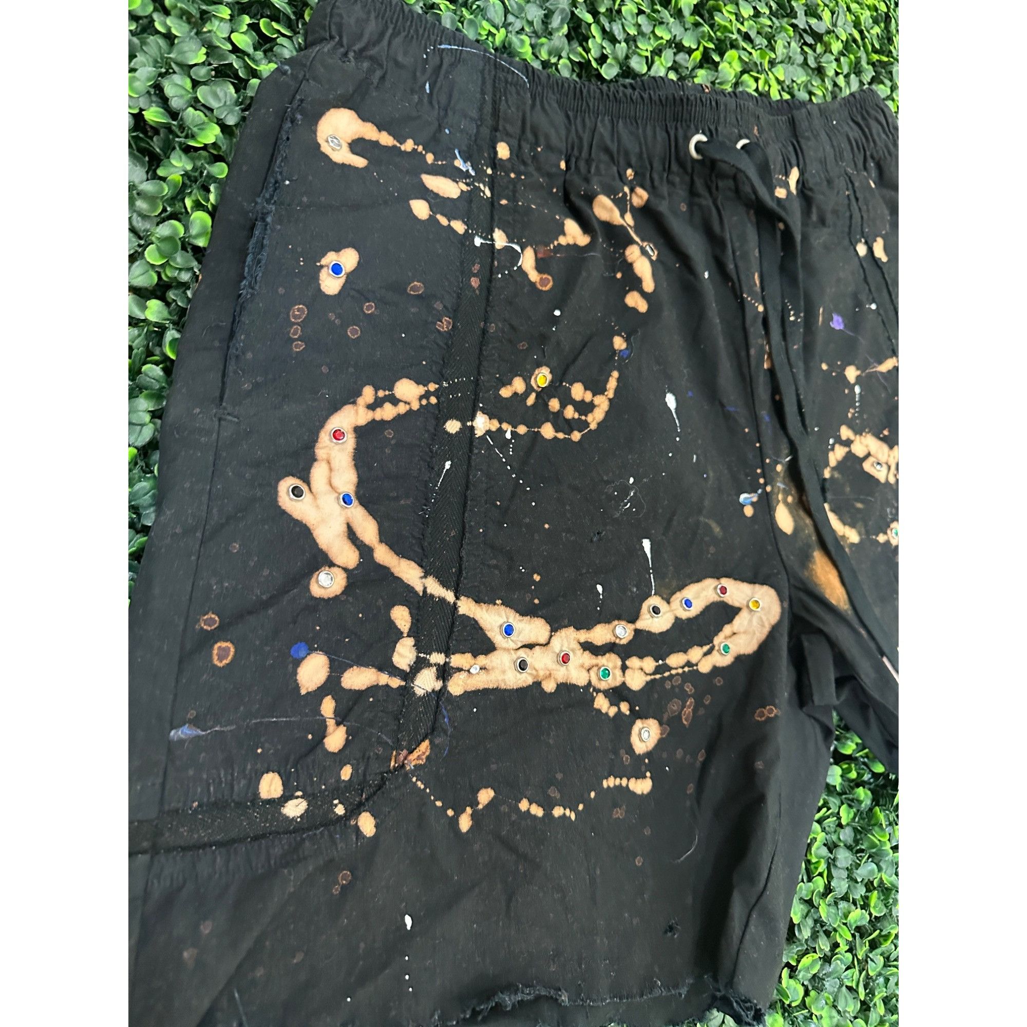 Handmade × John Elliott DRO Lab Custom 1/1 ART x John Elliott Distressed Shorts Size US 34 / EU 50 - 3 Thumbnail