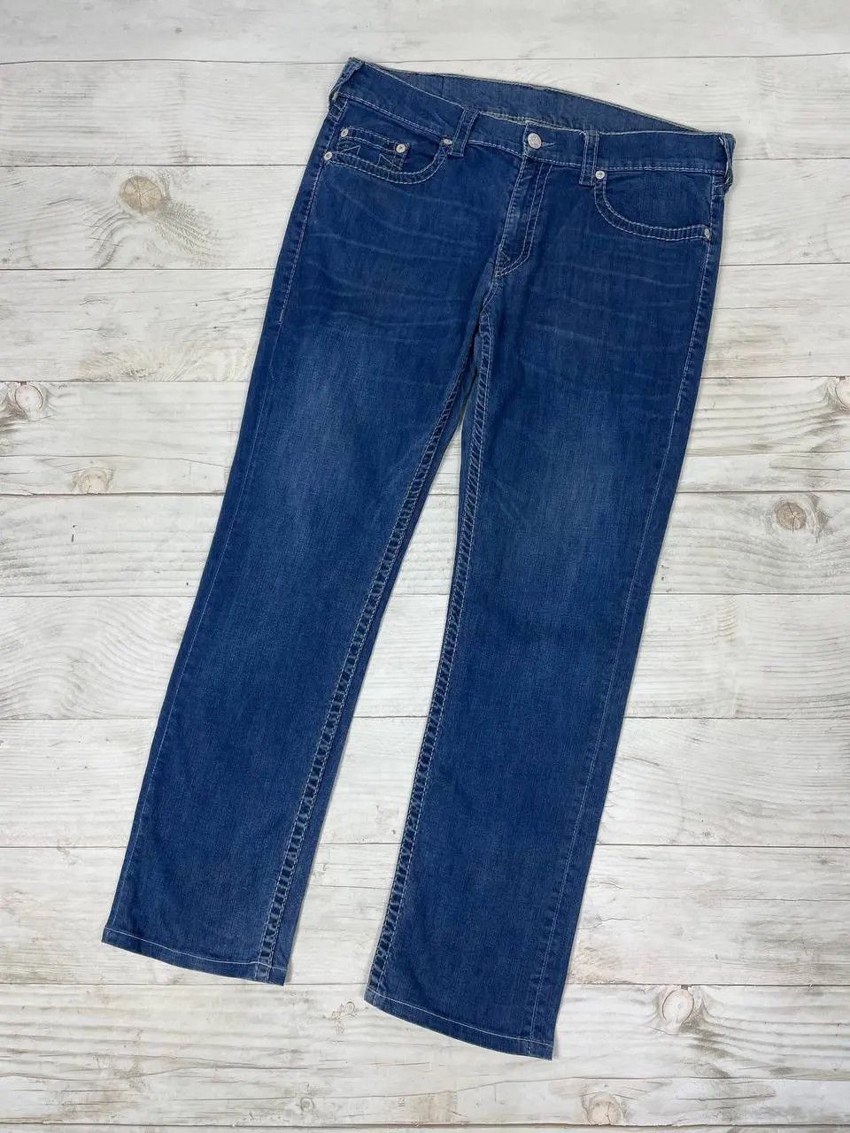 True Religion Vintage True Religion Slim Denim Jeans Y2K 90s Japan Size US 38 / EU 54 - 2 Thumbnail