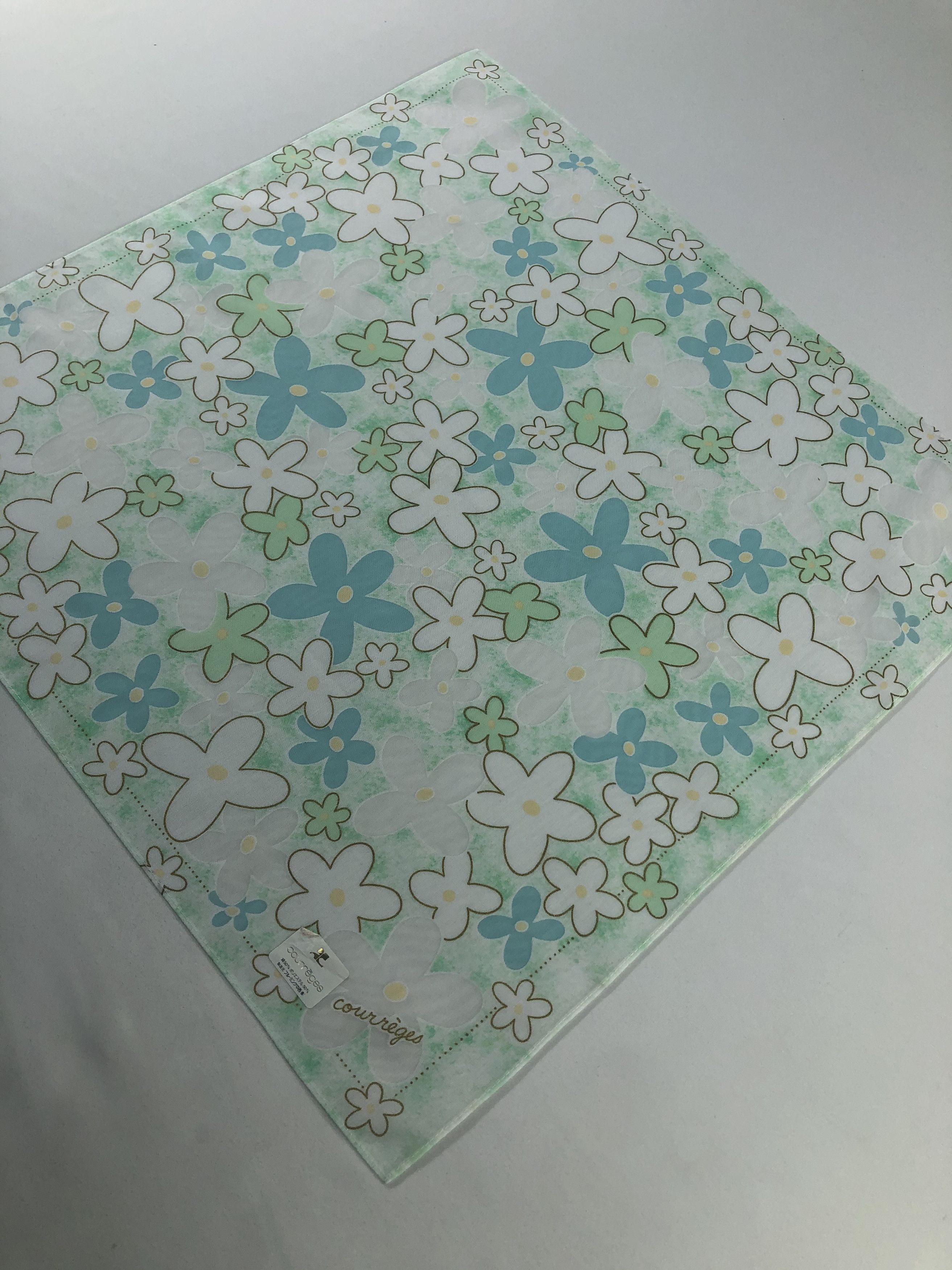 Courreges × Vintage Courreges Handkerchief / Bandana / Neckerchief Size ONE SIZE - 3 Thumbnail