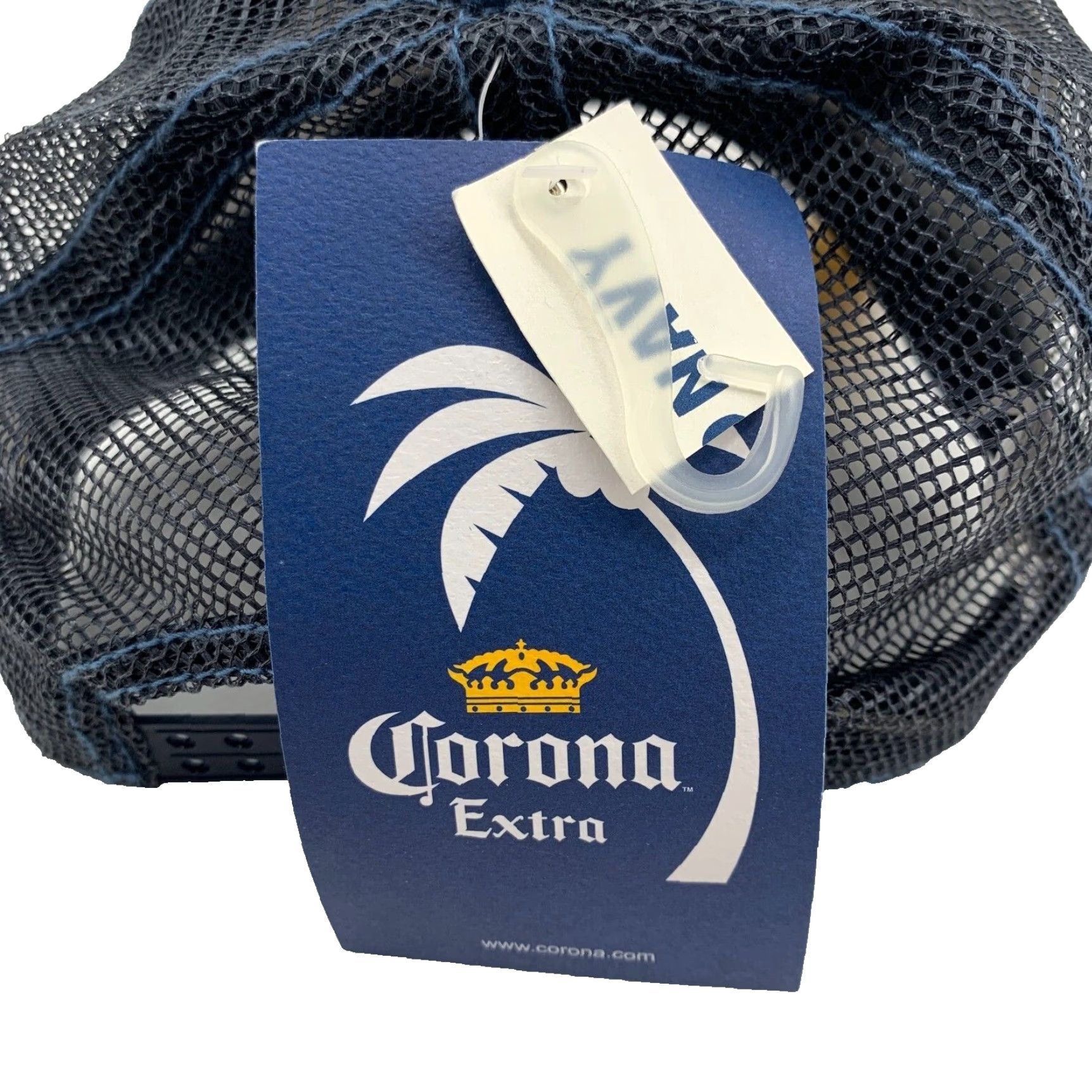 Old Navy Old Navy Corona Extra Adjustable Trucker Hat Men Blue Black NWT Solid Adjustable Outdoor All Season Hats Mens Size ONE SIZE - 5 Thumbnail