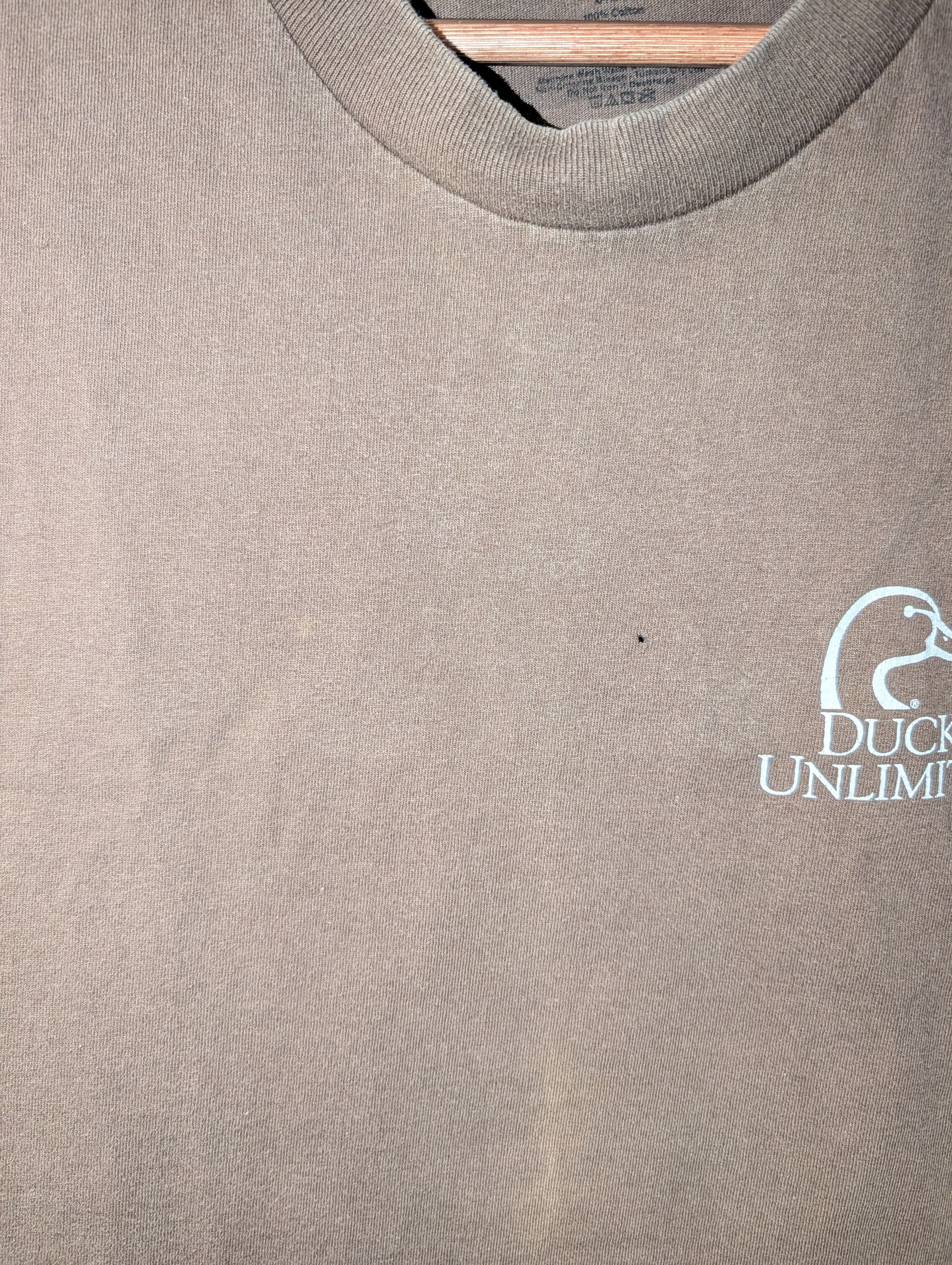 Gildan Vtg Ducks Unlimited Mellow Yellow Labrador Dog T-Shirt Size US XL / EU 56 / 4 - 10 Thumbnail