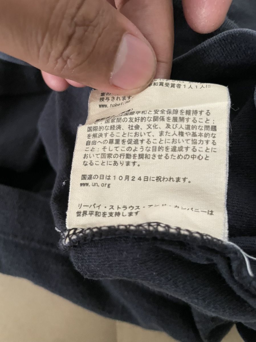 Levi's Vintage Clothing Vintage 90s levis Fighter Vtg T-shirt Used from Japan Size US S / EU 44-46 / 1 - 10 Thumbnail