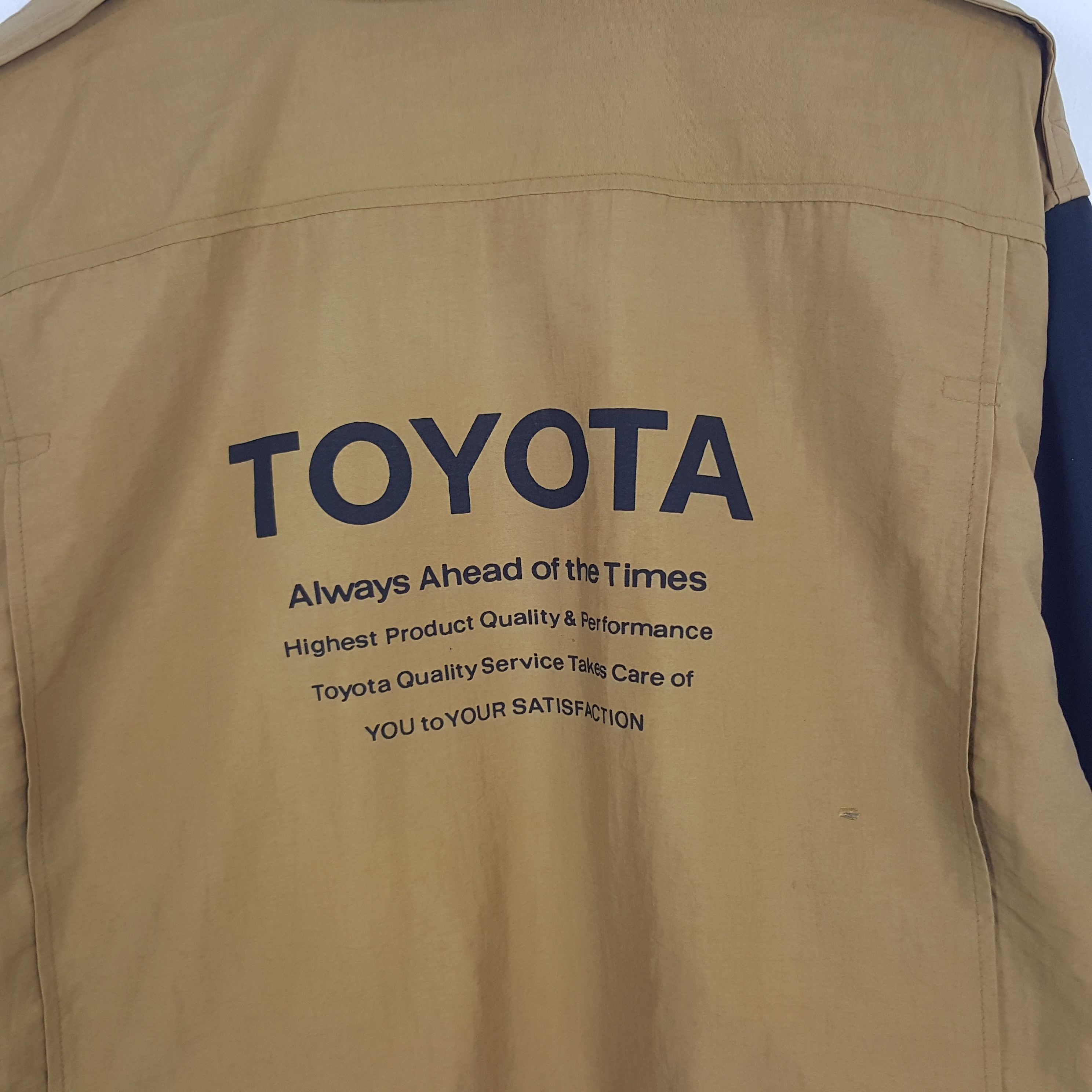 Japanese Brand × Vintage Vintage Toyota Tecno Racing Bomber Jacket Size US L / EU 52-54 / 3 - 2 Thumbnail