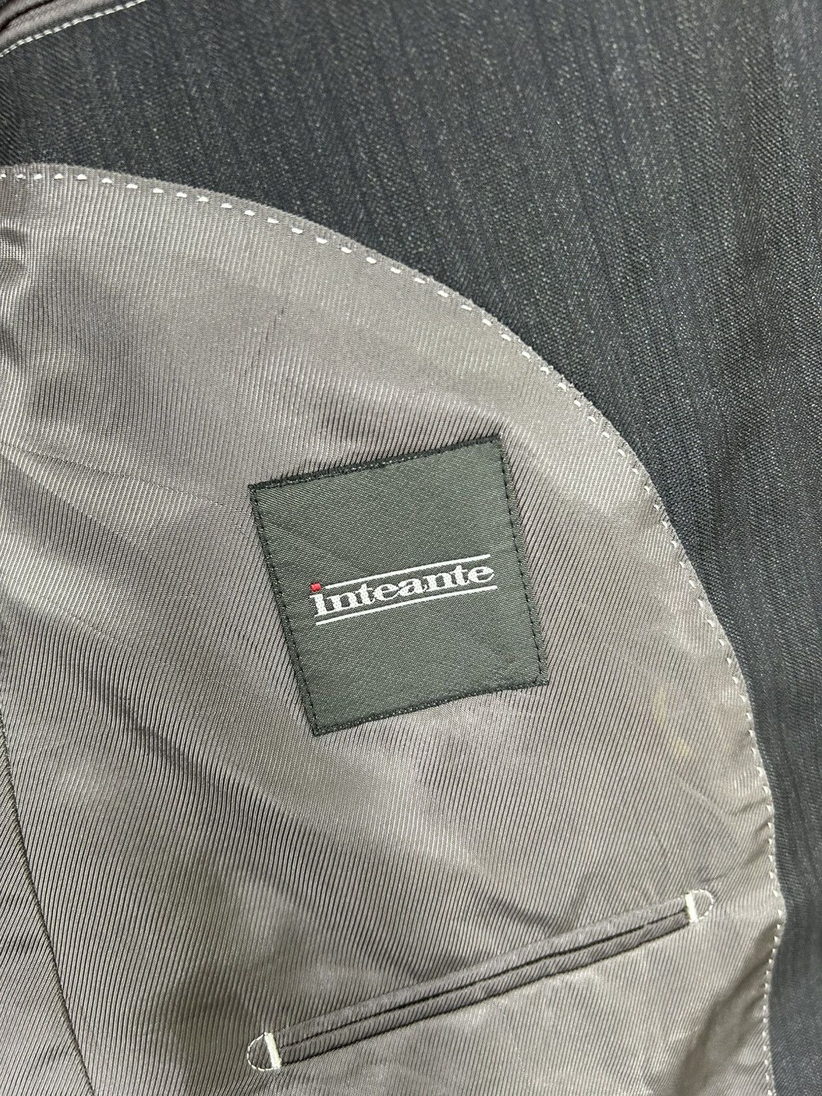 Designer × Japanese Brand 🔥Inteante Fintes Single Breast Coat Size 40S - 8 Thumbnail