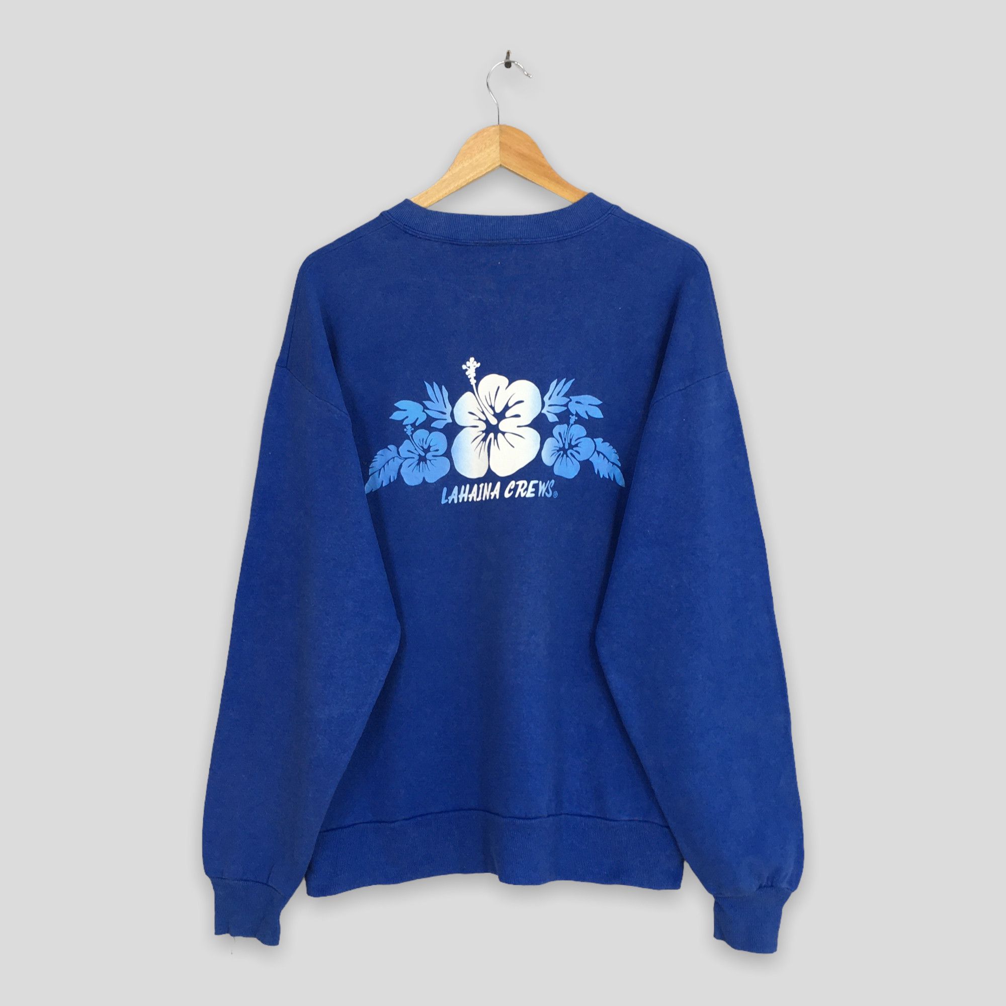 Jerzees Vintage 80's Crazy Shirt Lahaina Maui Sweatshirt Large Size US L / EU 52-54 / 3 - 7 Thumbnail