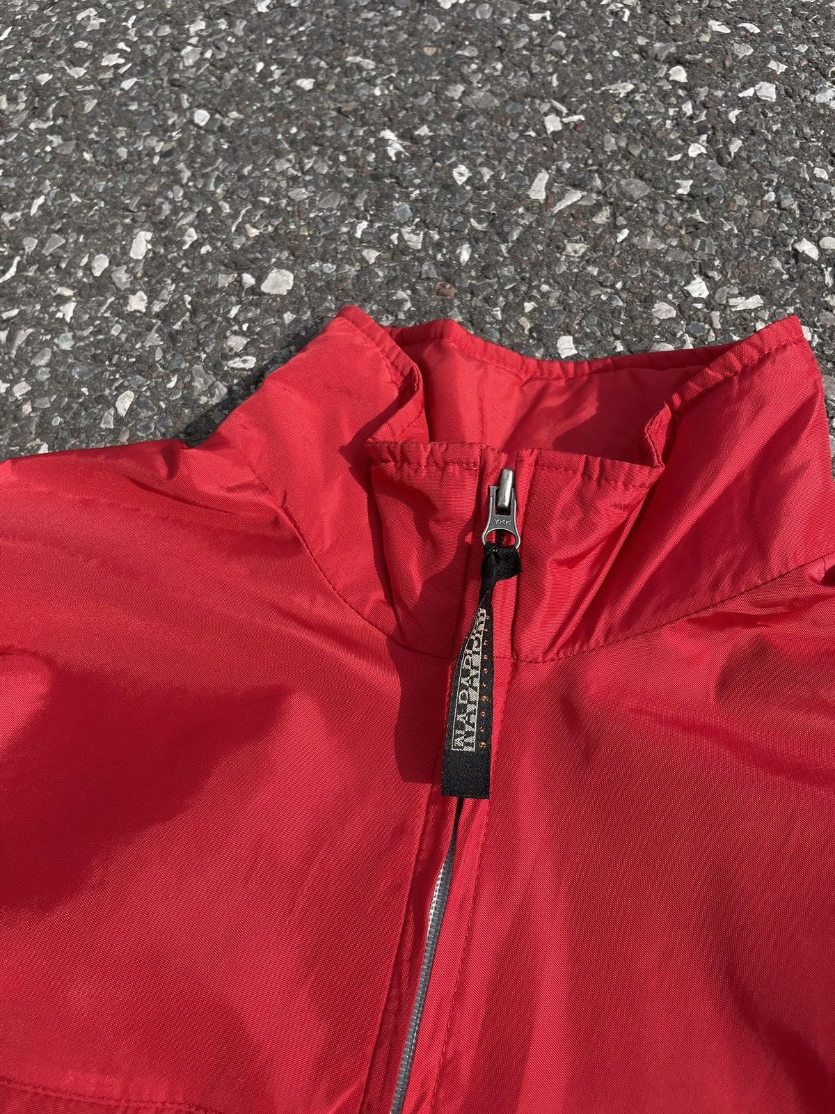 Napapijri Vintage Napapijri Geographic Red Jacket Raincoat Size US S / EU 44-46 / 1 - 5 Thumbnail