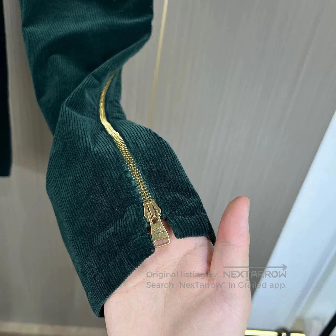 Louis Vuitton Louis Vuitton Velvet Zip Long Pants. Size US 40 / EU 56 - 3 Thumbnail