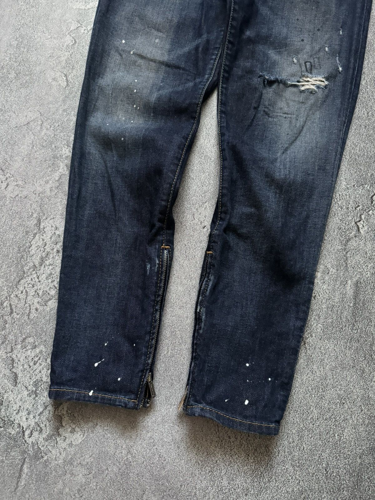 Dsquared2 Dsquared2 44 Wmns distressed denim pant trouser Jean chino Size 30" / US 8 / IT 44 - 6 Thumbnail
