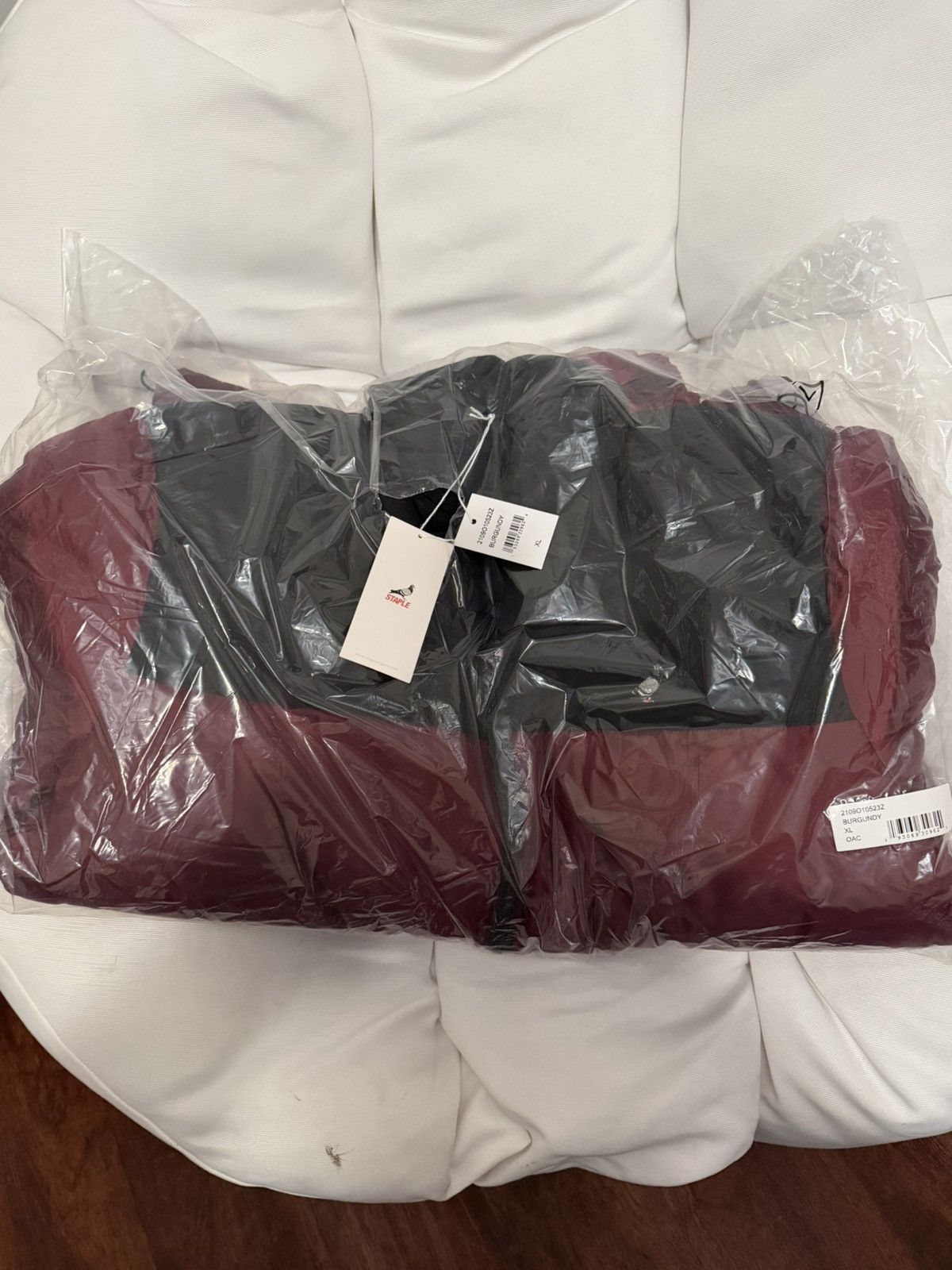 Staple Staple Pigeon Large Bomber Jacket Maroon:/Black Brand NWT Size US L / EU 52-54 / 3 - 10 Thumbnail