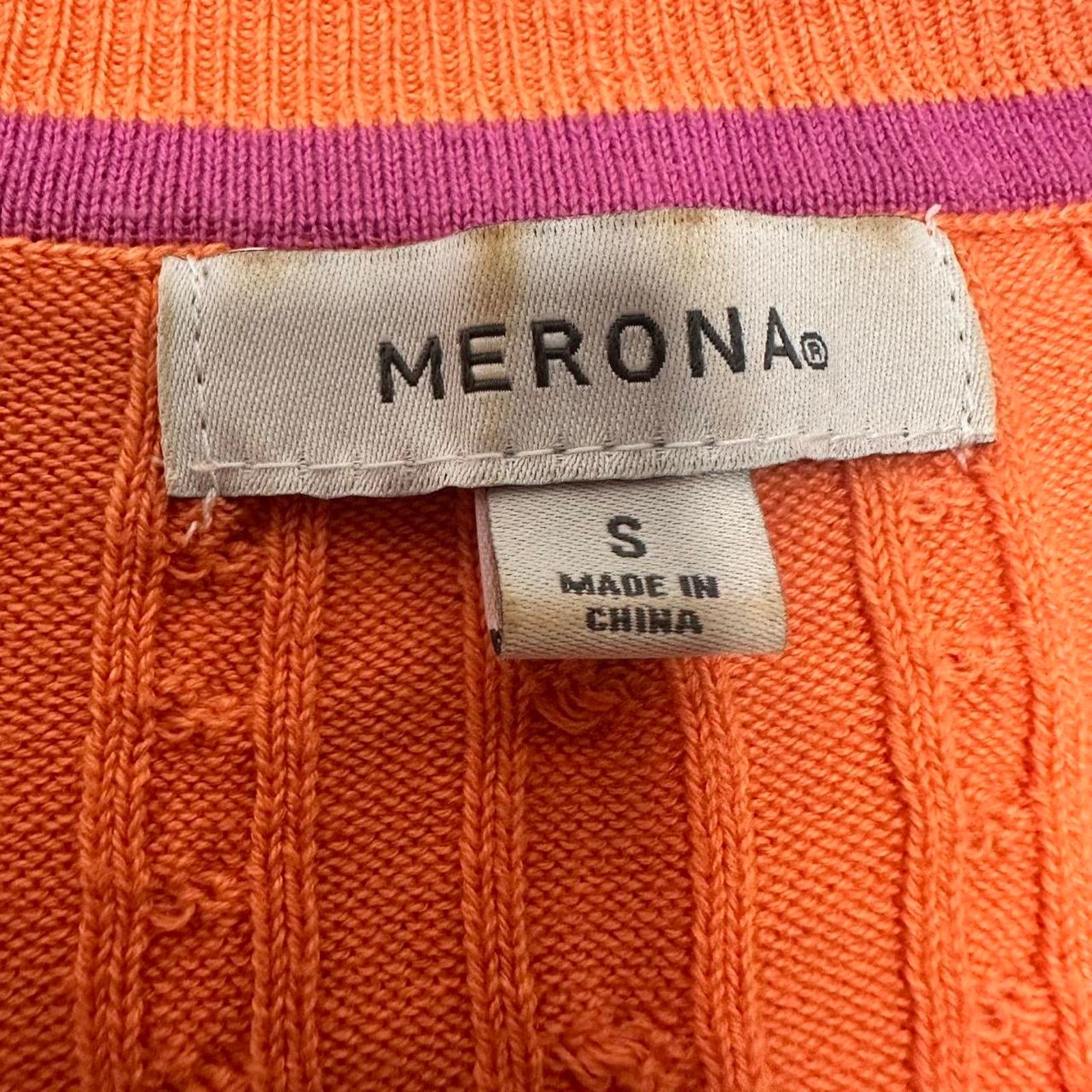 Merona Merona Size Small Cotton Cable Knit Sweater Top Lightweight Size S / US 4 / IT 40 - 5 Thumbnail