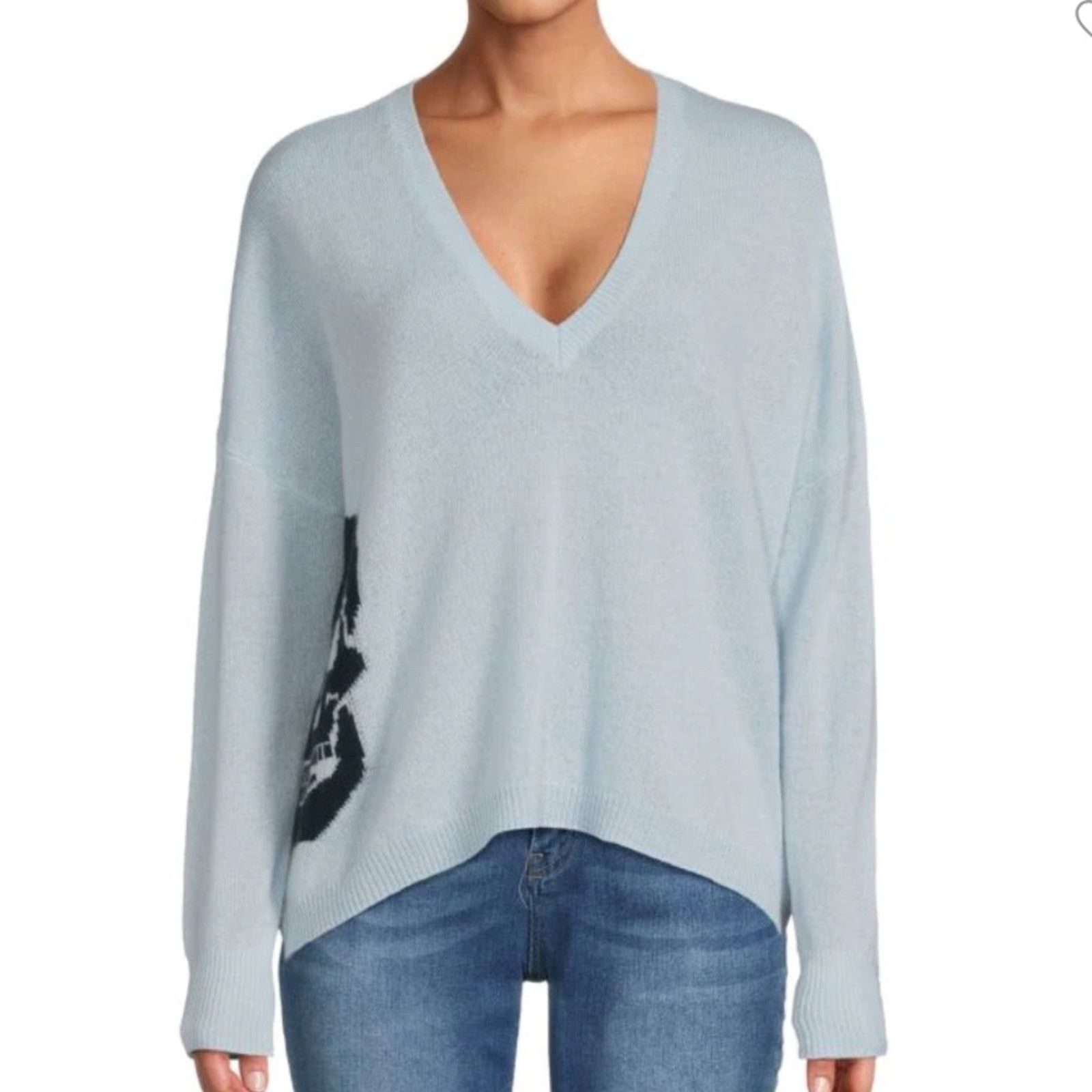 360Cashmere Skull Print Cashmere Sweater from 360 CASHMERE Size S / US 4 / IT 40 - 1 Thumbnail