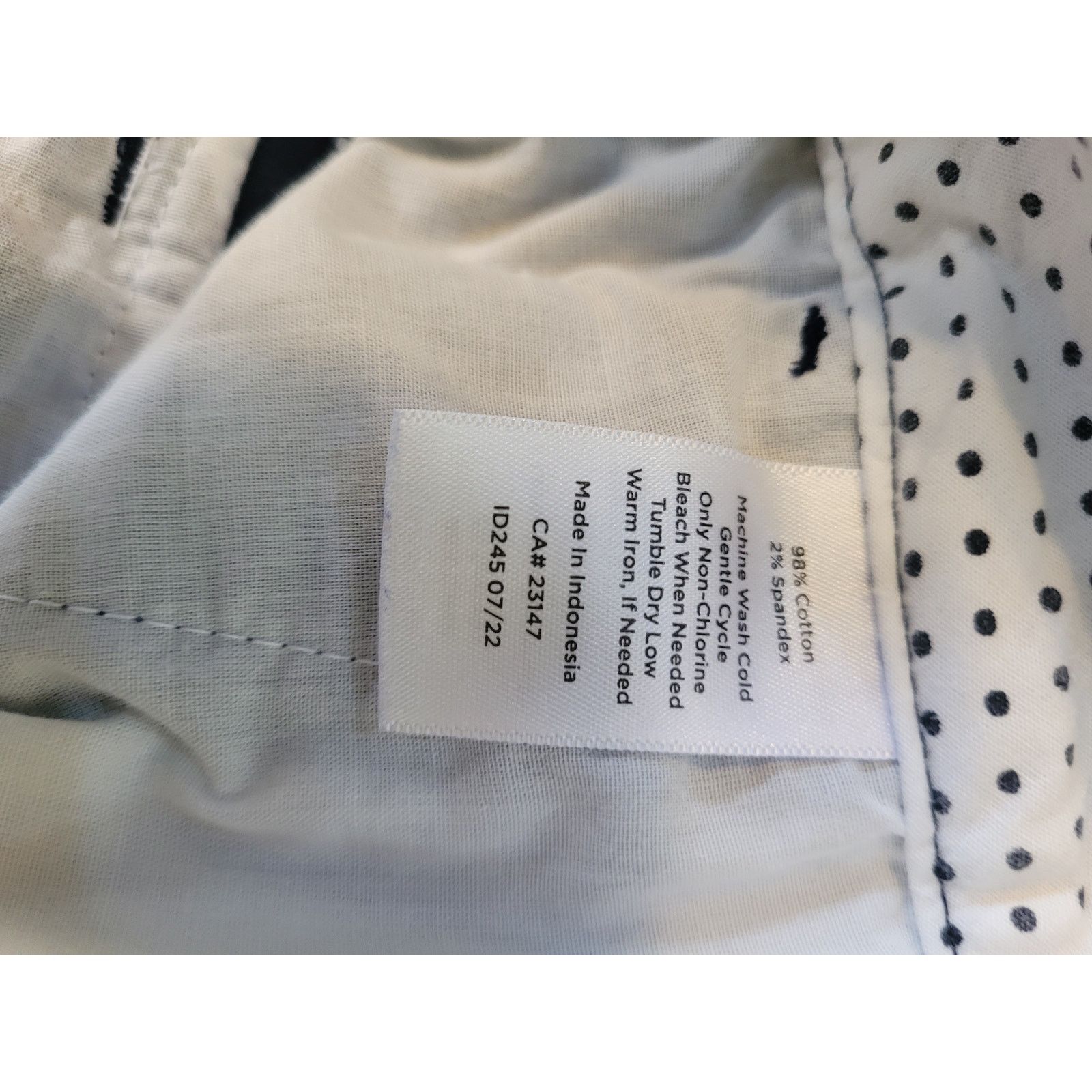 Other Talbots Blue Long Chino Shorts Zip/button 4 pockets Sz 6 Size 28" / US 6 / IT 42 - 4 Thumbnail