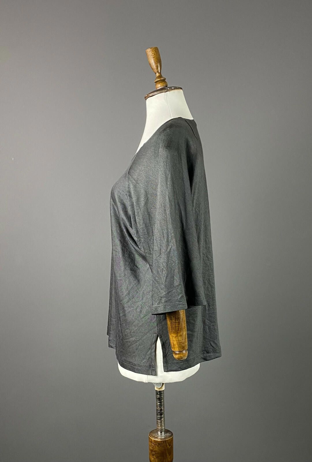 Annikki Karvinen Annikki Karvinen Gray 3/4 Sleeve Top Pullover Sweater Size M Size M / US 6-8 / IT 42-44 - 4 Thumbnail