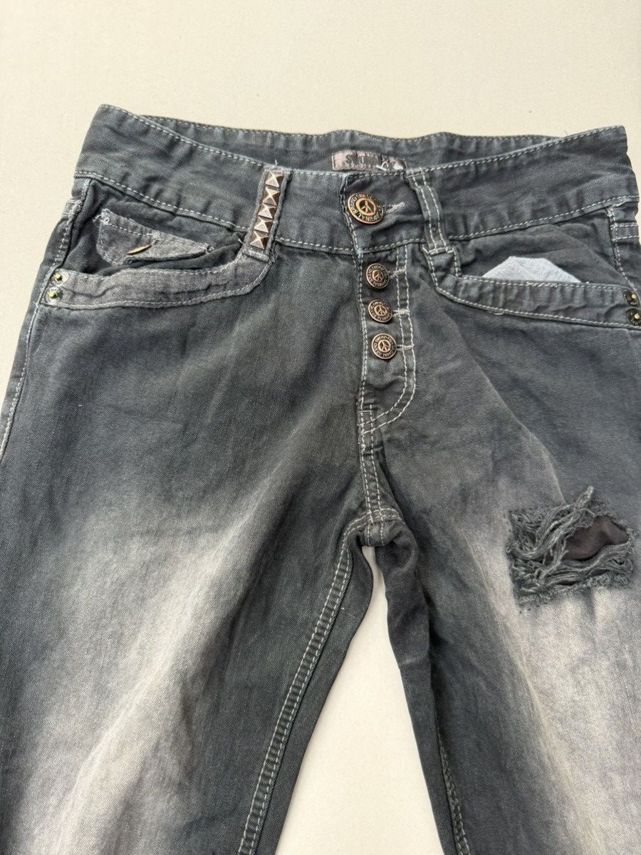 Japanese Brand Sworddish lace up flare jeans Size US 28 / EU 44 - 2 Thumbnail