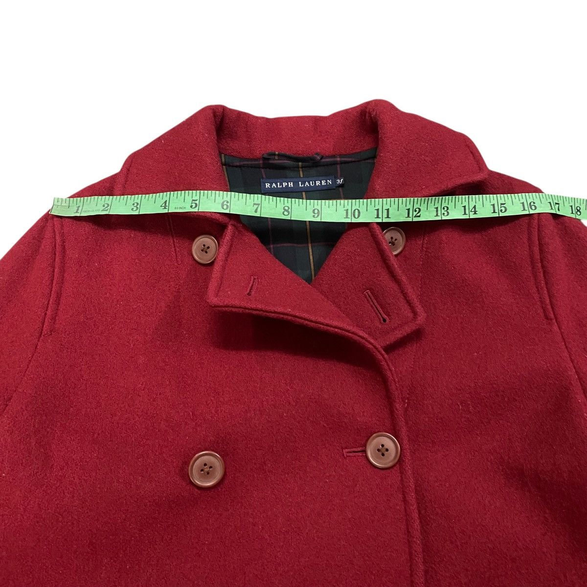 Ralph Lauren Vintage Ralph Lauren Double Coat Half Coat 3F Size Red Size M / US 6-8 / IT 42-44 - 17 Thumbnail