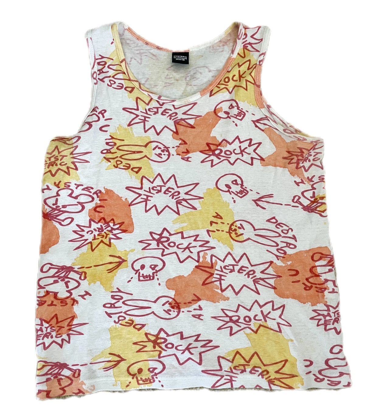 Hysteric Glamour × Japanese Brand × Vintage hysteric glamour mini destroy all tank top y2k Size M / US 6-8 / IT 42-44 - 1 Thumbnail