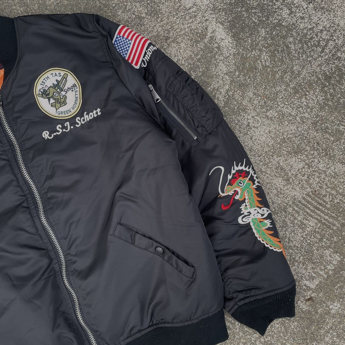 Schott Schott NYC West Pacific Souvenir Flight Jacket Size US L / EU 52-54 / 3 - 6 Thumbnail