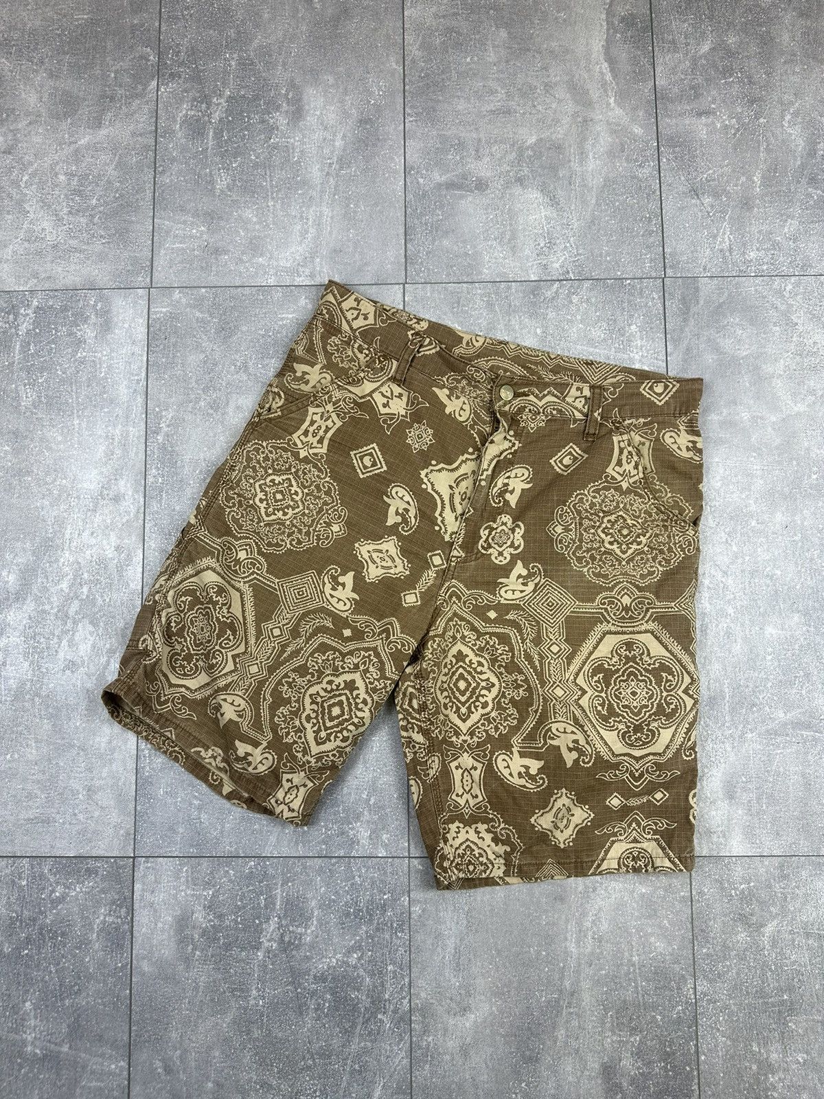 Carhartt Carhartt Single Knee Canwas Shorts Parch Logo Size US 31 - 6 Thumbnail