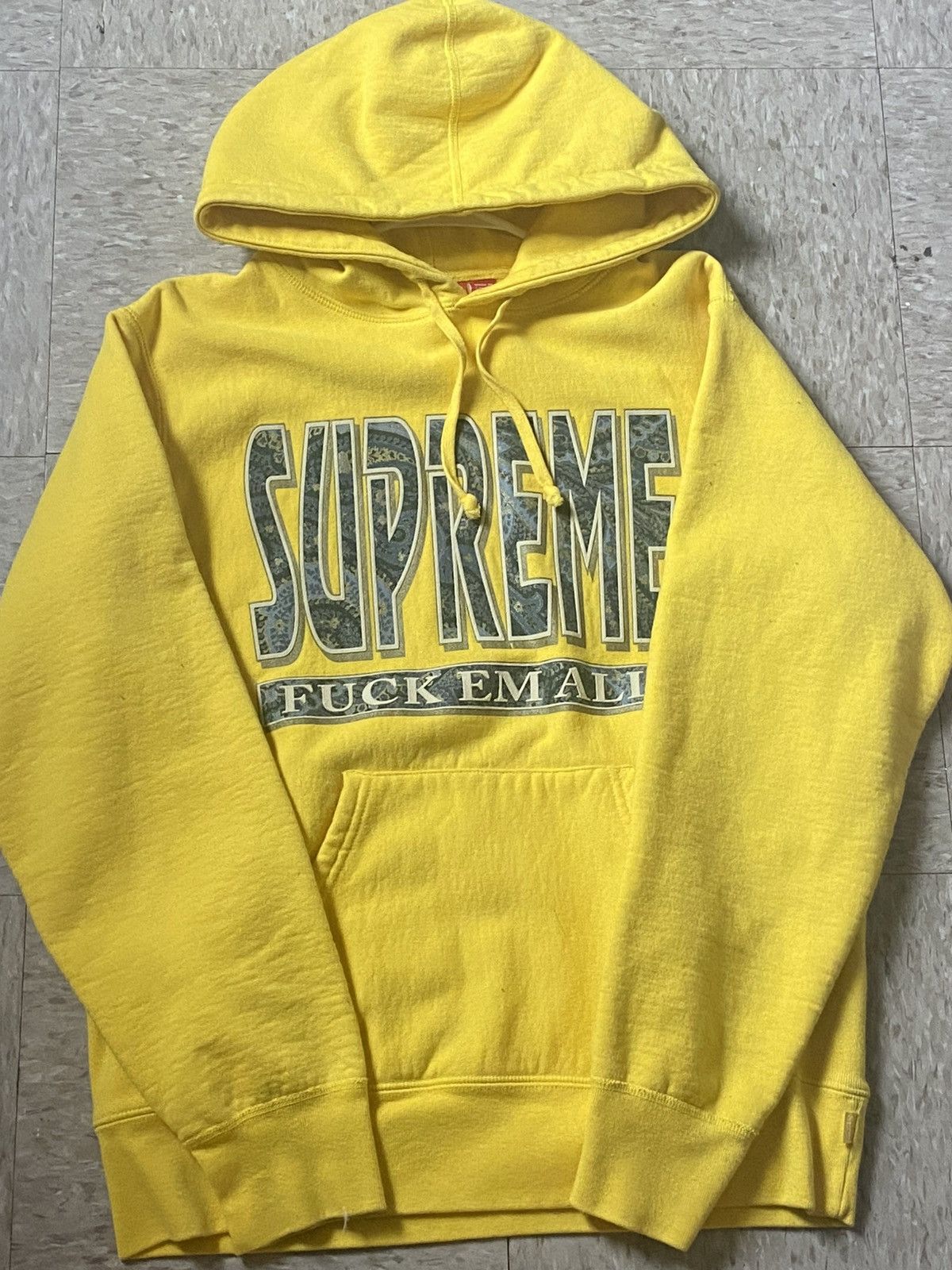 Supreme Supreme FUCK EM ALL Hoodie Size US M / EU 48-50 / 2 - 1 Thumbnail