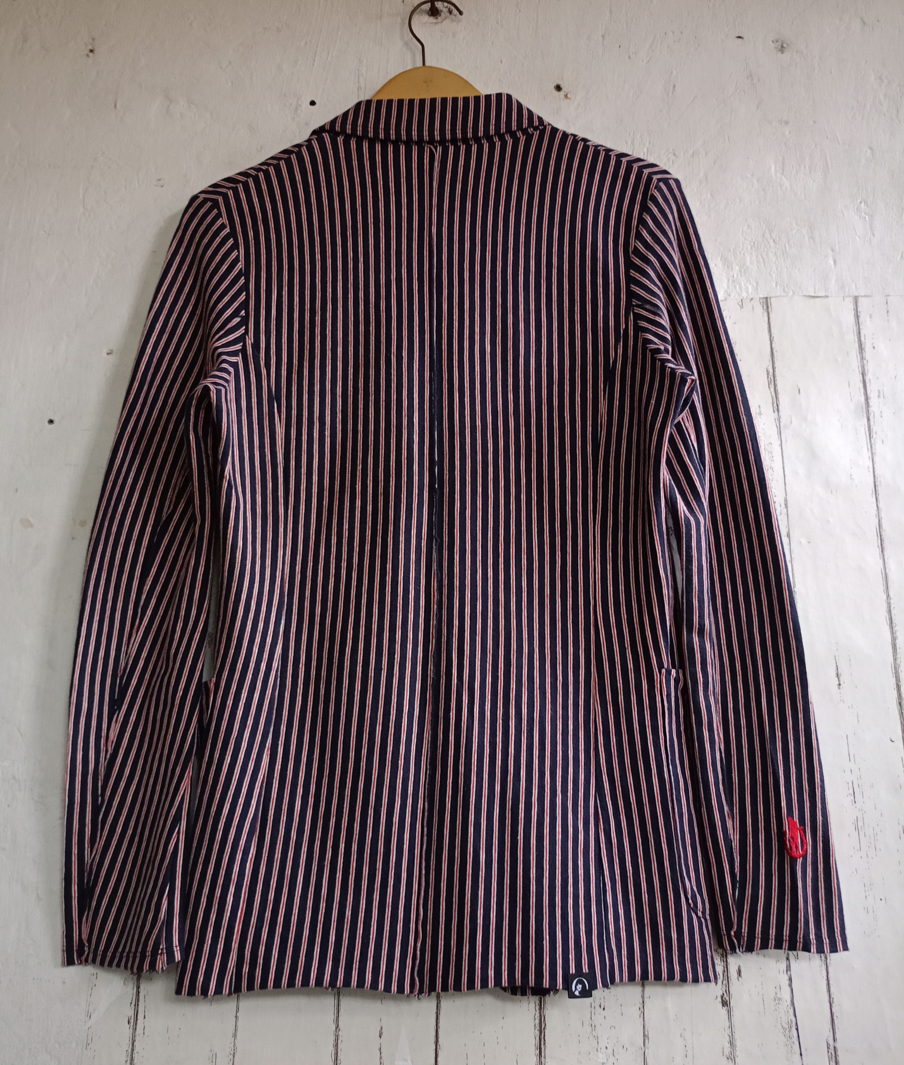 Hysteric Glamour 2000s Hysteric Glamour Single Button Striped Sweaters Size S / US 4 / IT 40 - 2 Thumbnail