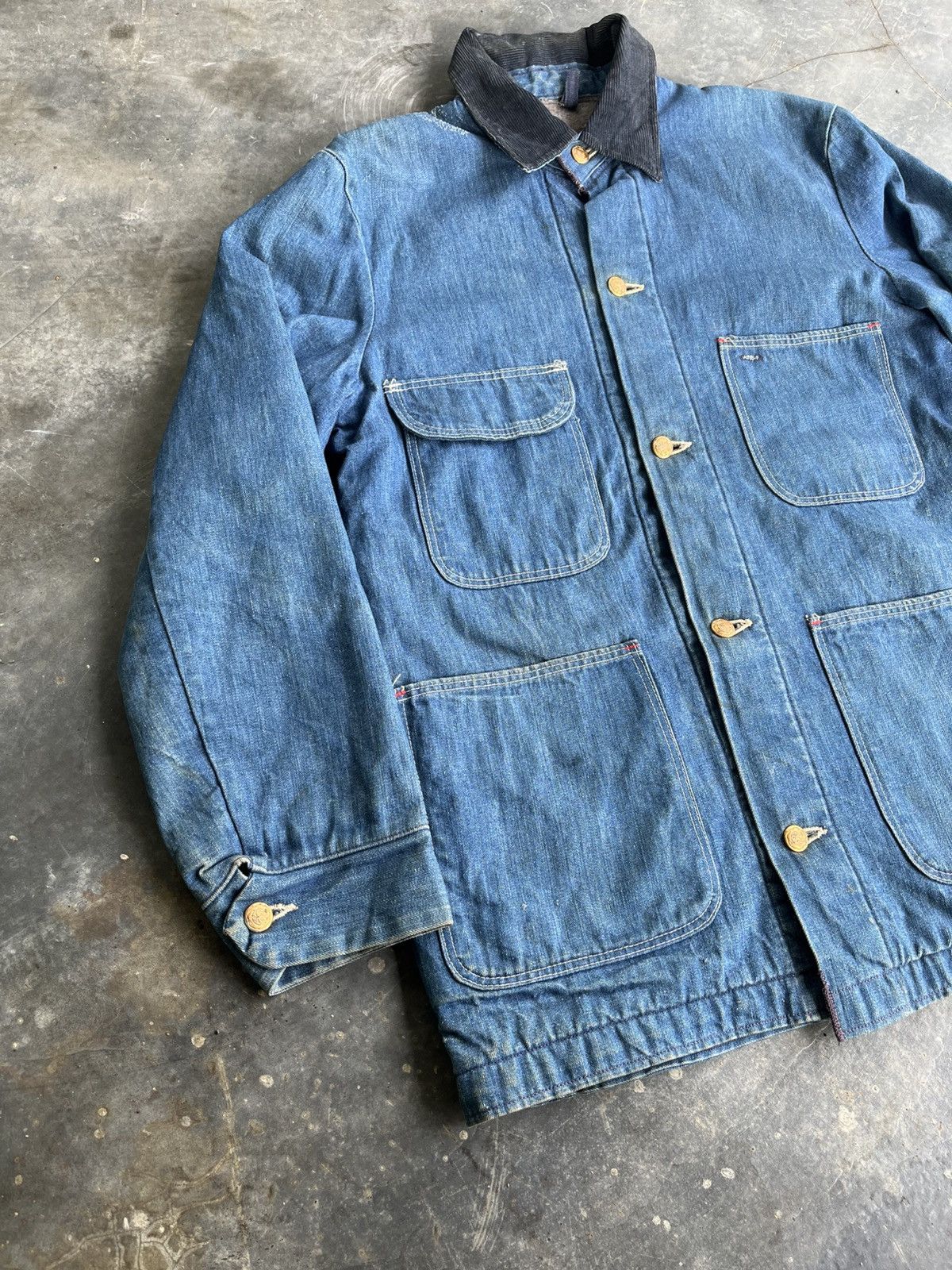Vintage × Wrangler Vintage Wrangler Chore Jacket Size US L / EU 52-54 / 3 - 9 Thumbnail