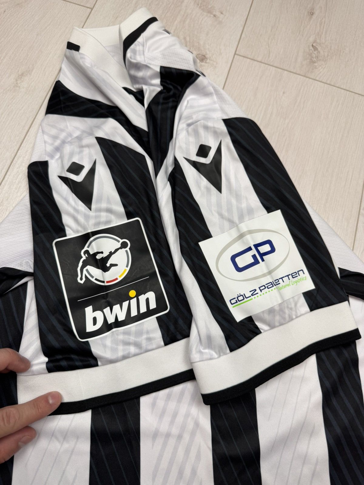 Macron Soccer Jersey Macron SV Sandhausen 1916 2023/24 Bundesliga Size US XXL / EU 58 / 5 - 9 Thumbnail