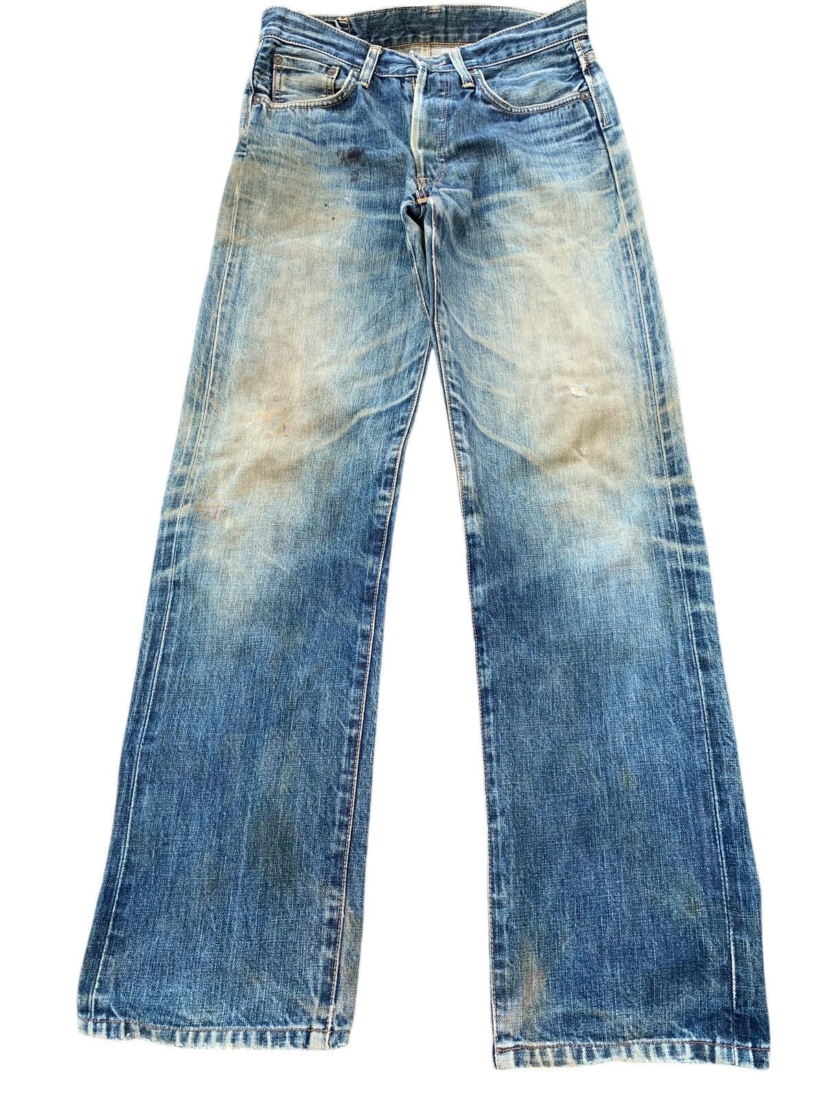 Kapital VINTAGE EDWIN 505XX SELVEDGE RUSTY MUDWASH DISTRESSED DENIM Size US 29 - 3 Thumbnail